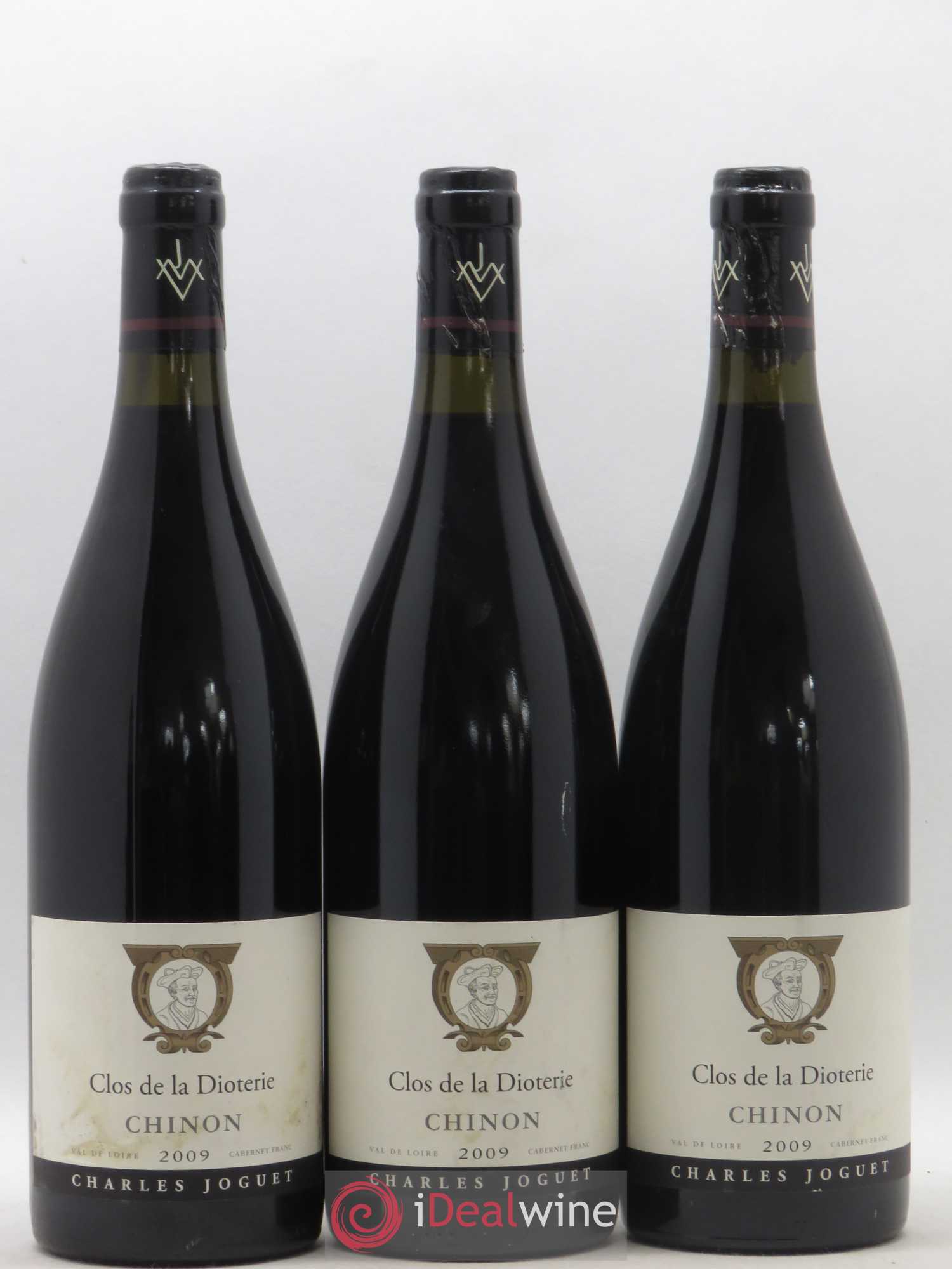 Chinon Clos de La Dioterie Charles Joguet 2009 - Lot de 3 bouteilles - 0
