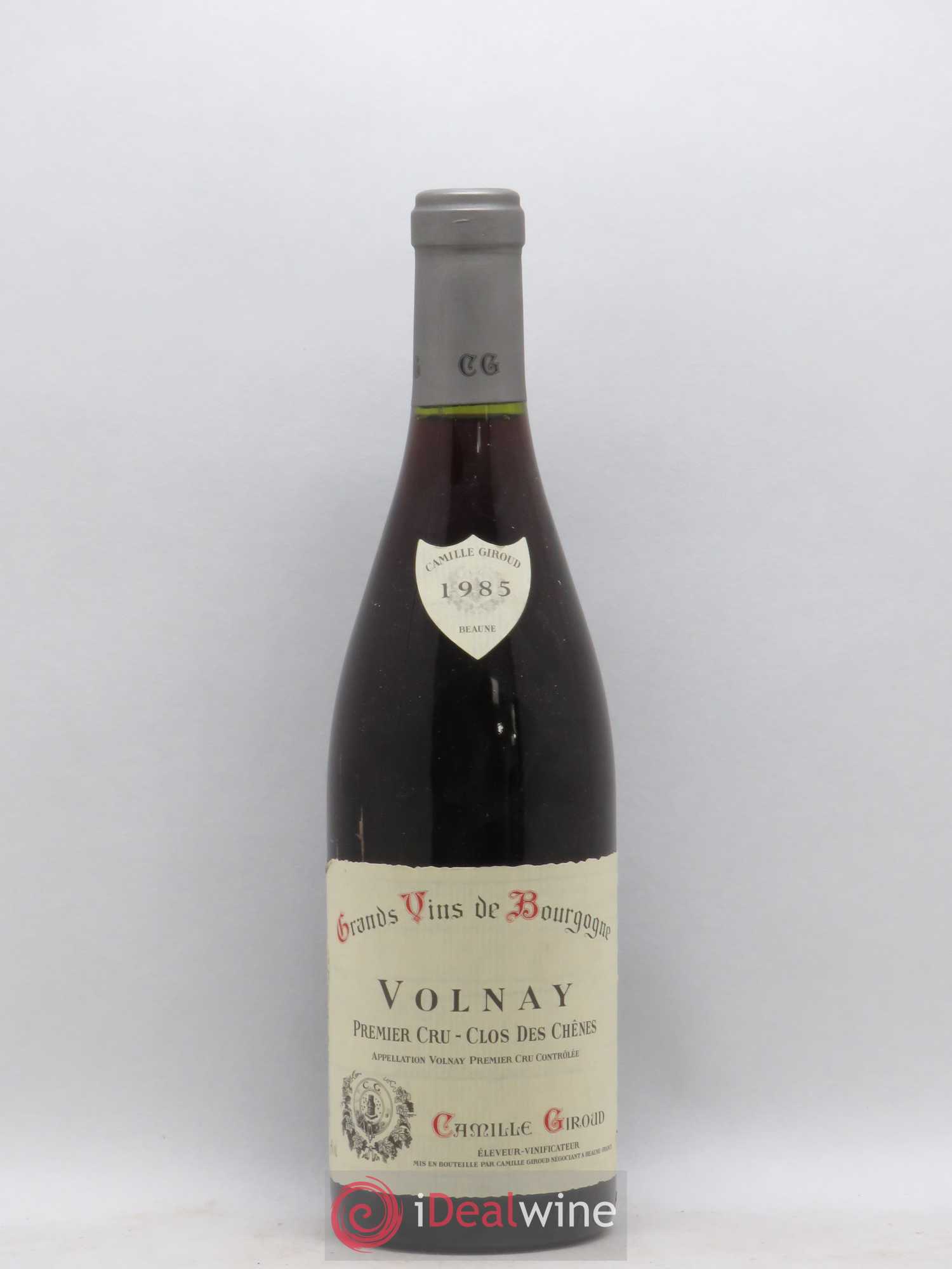Volnay 1er Cru Clos des Chênes Camille Giroud 1985 - Posten von 1 Flasche - 0