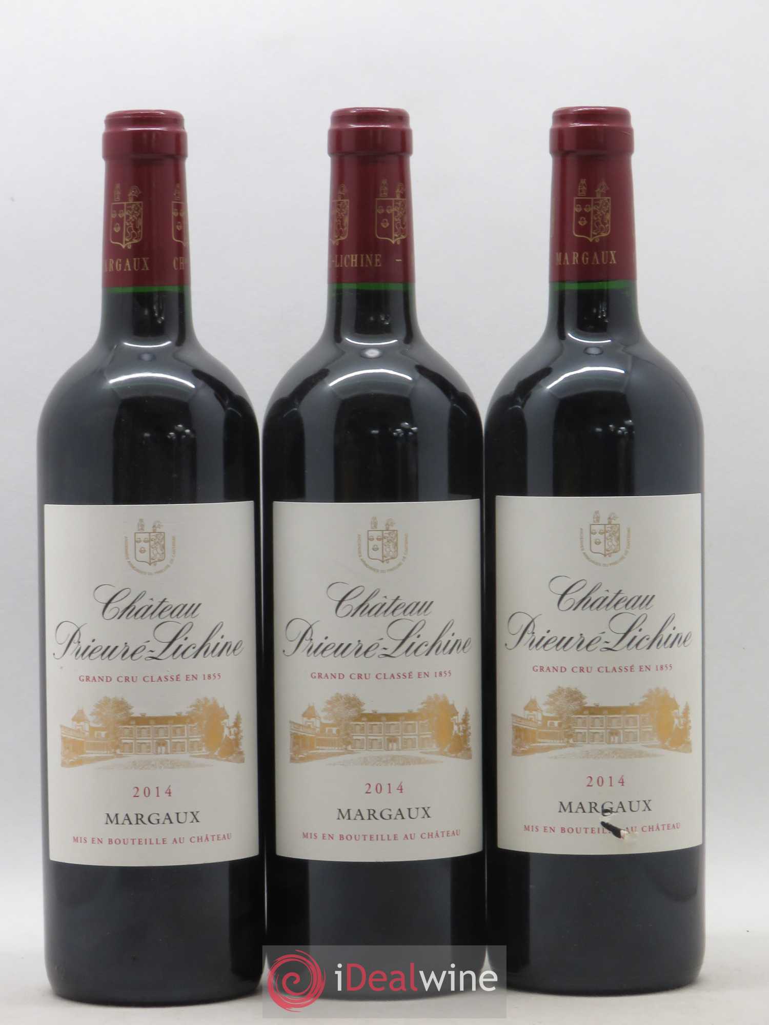 Château Prieuré Lichine 4ème Grand Cru Classé 2014 - Lot de 3 bouteilles - 0