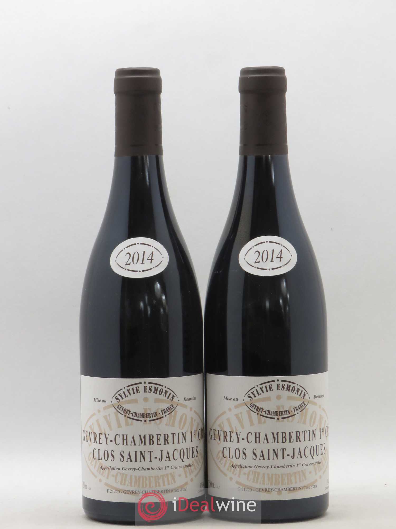 Gevrey-Chambertin 1er Cru Clos Saint Jacques Sylvie Esmonin 2014 - Lot de 2 bouteilles - 0