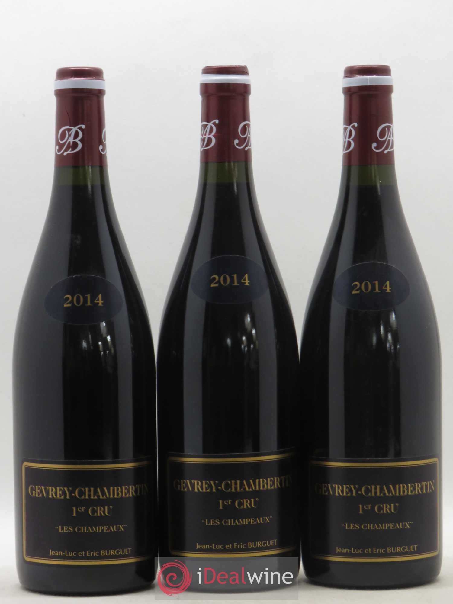 Gevrey-Chambertin 1er Cru Les Champeaux Domaine Burguet 2014 - Posten von 3 Flaschen - 0