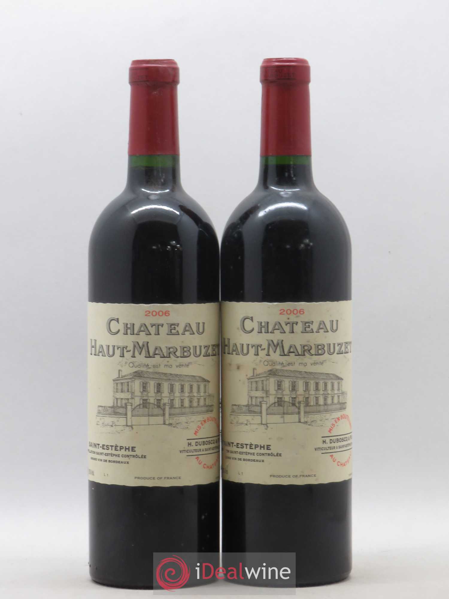 Château Haut Marbuzet 2006 - Lot de 2 bouteilles - 0