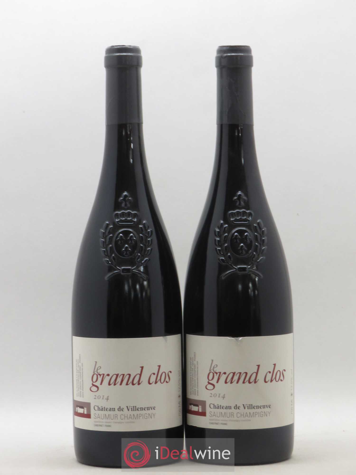 Saumur-Champigny Le Grand Clos Château de Villeneuve 2014 - Lot de 2 bouteilles - 0