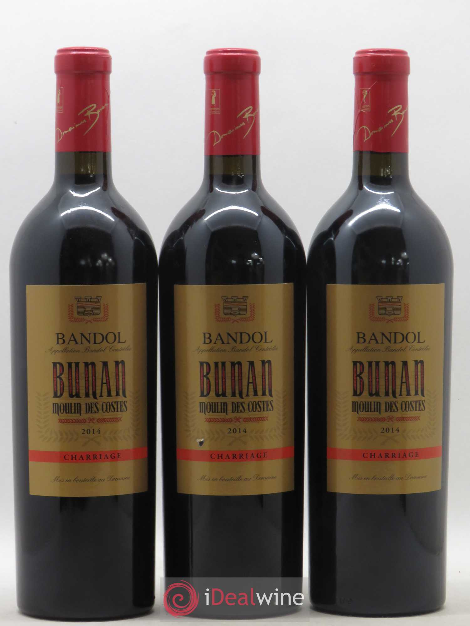 Bandol Charriage Domaine Bunan 2014 - Posten von 3 Flaschen - 0