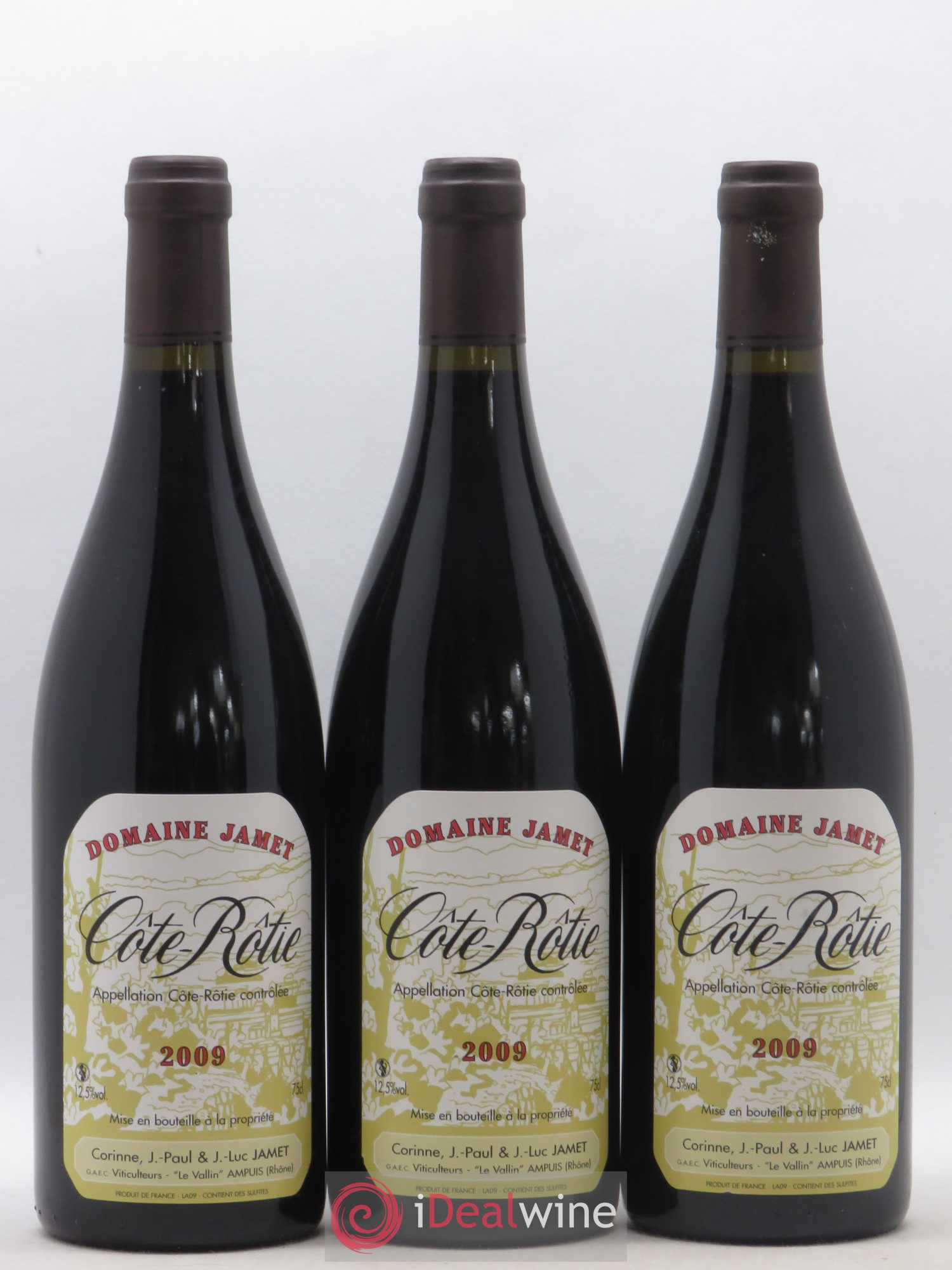 Côte-Rôtie Jamet (Domaine) 2009 - Lot de 3 bouteilles - 0