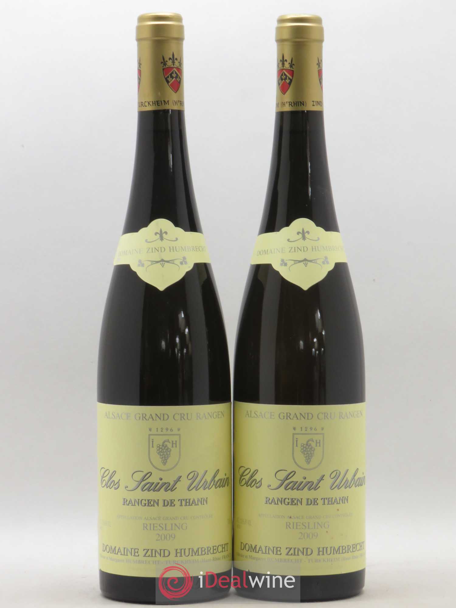 Alsace Riesling Grand Cru Rangen de Thann Clos Saint Urbain Zind-Humbrecht (Domaine) 2009 - Lot de 2 bouteilles - 0