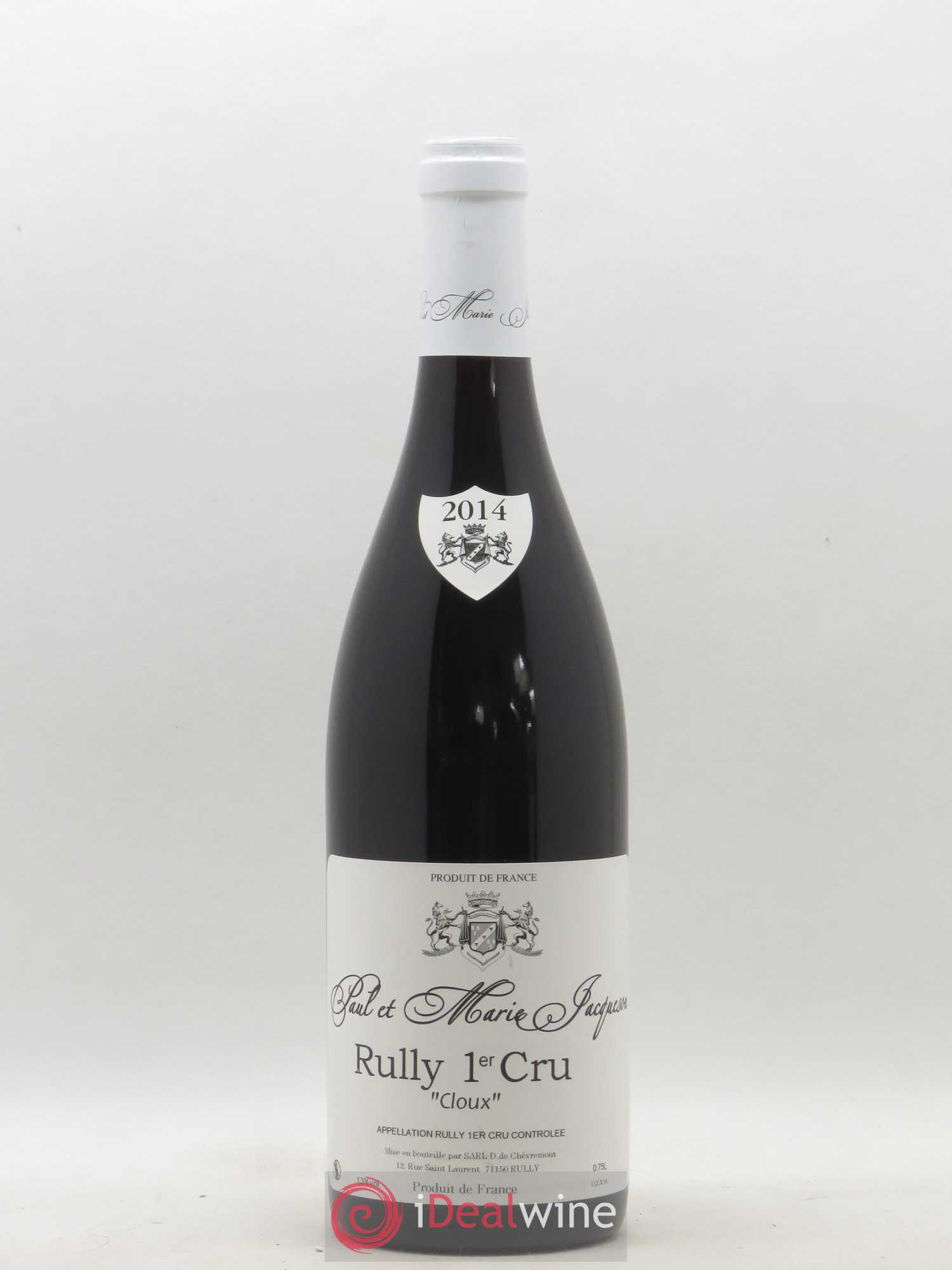Rully 1er Cru Les Cloux Paul & Marie Jacqueson 2014 - Lot de 1 bouteille - 0