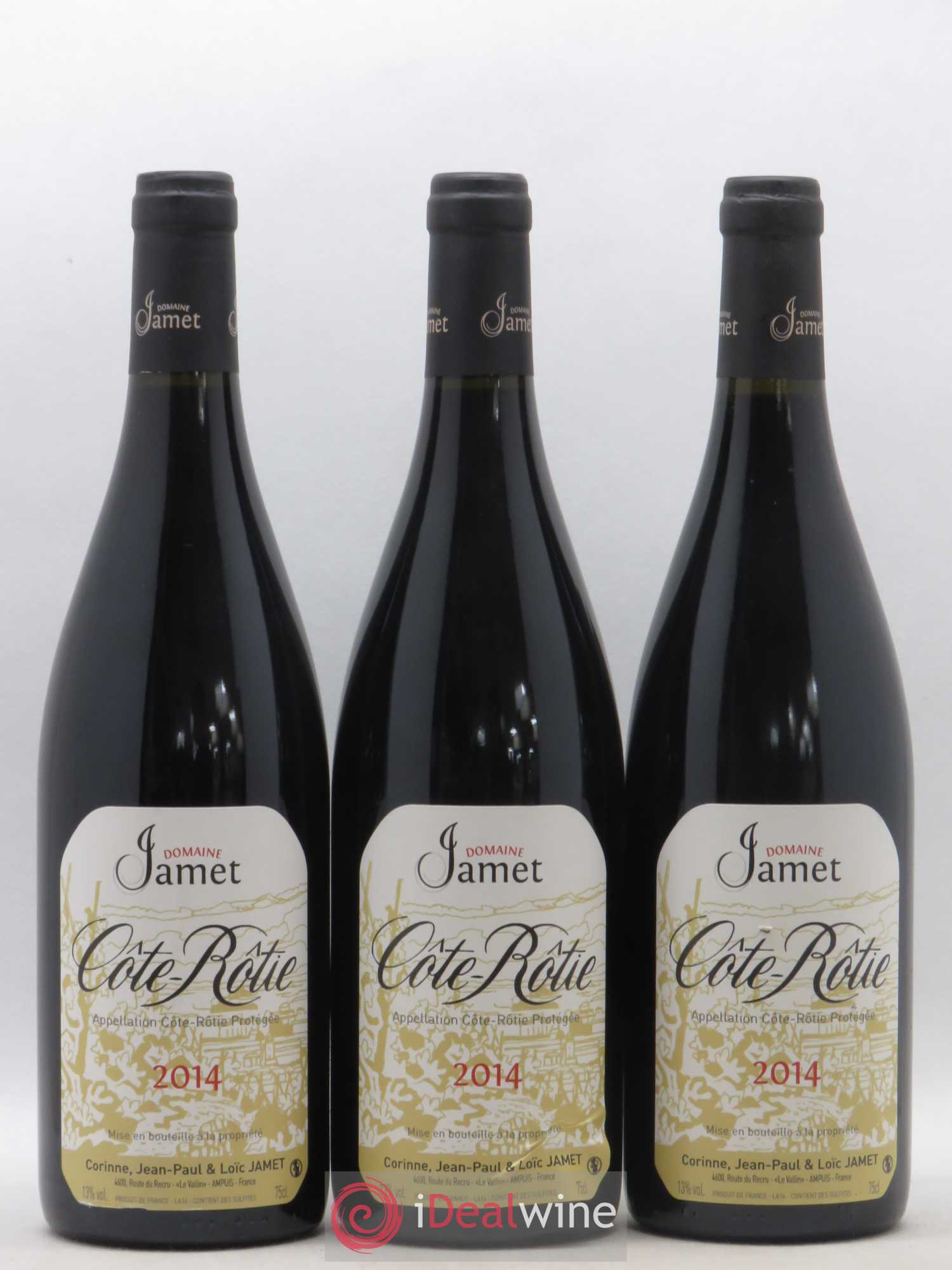 Côte-Rôtie Jamet (Domaine) 2014 - Lot de 3 bouteilles - 0