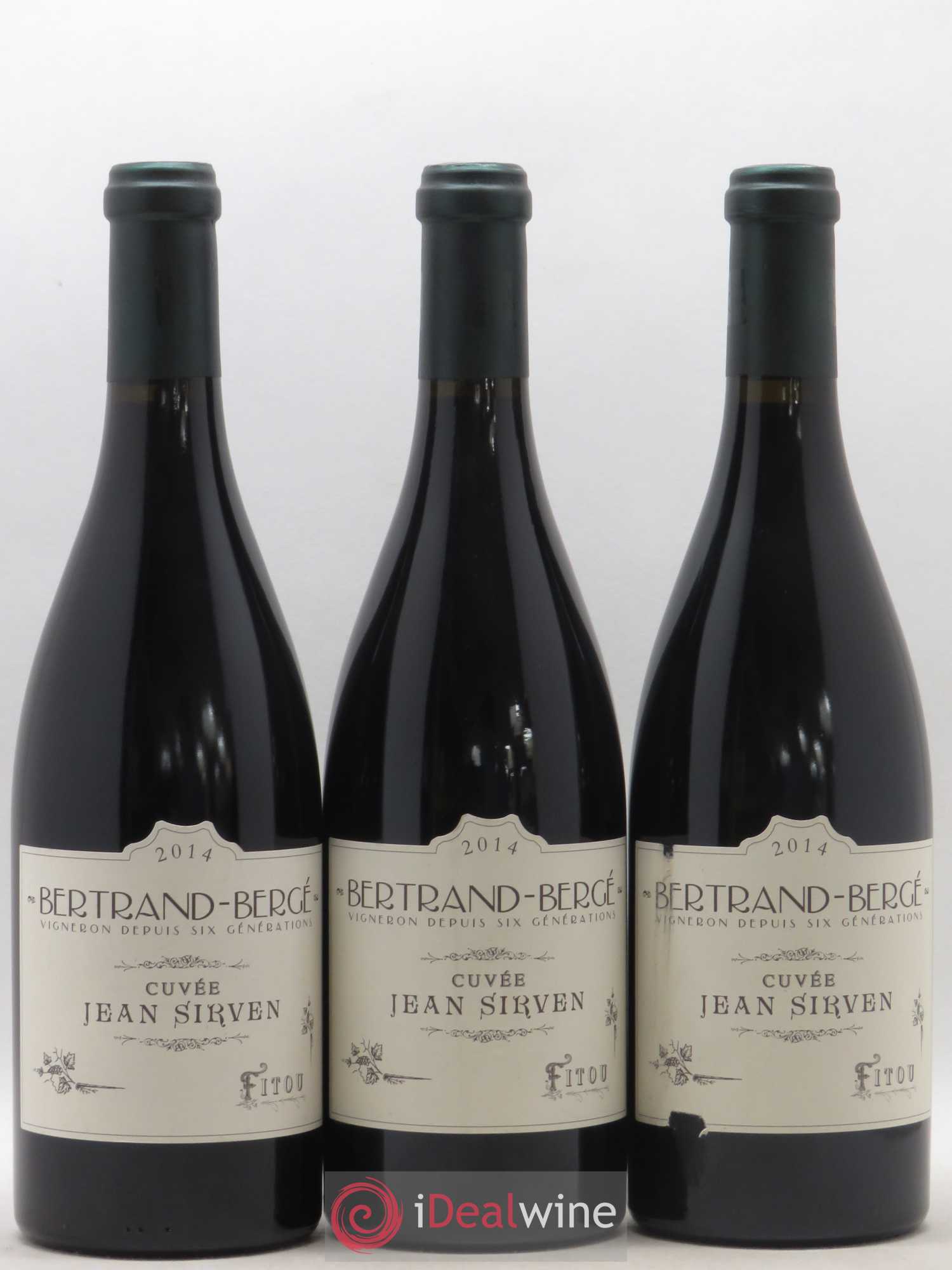 Fitou Cuvée Jean Sirven Bertrand Berge 2014 - Posten von 3 Flaschen - 0