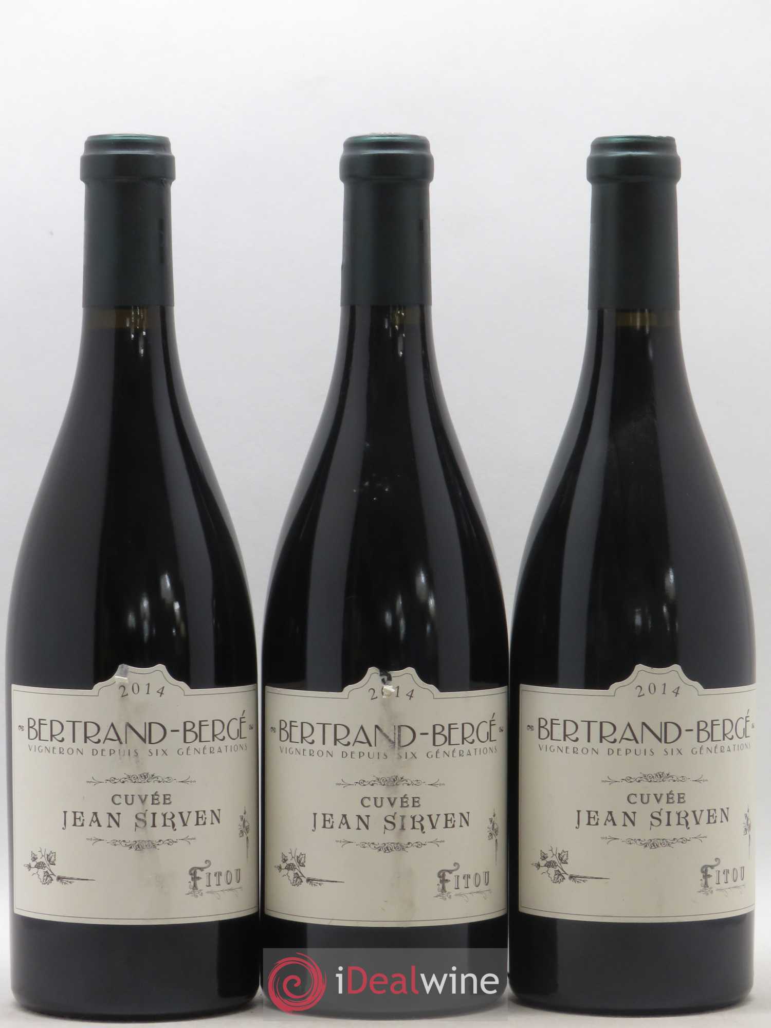 Fitou Cuvée Jean Sirven Bertrand Berge 2014 - Posten von 3 Flaschen - 0