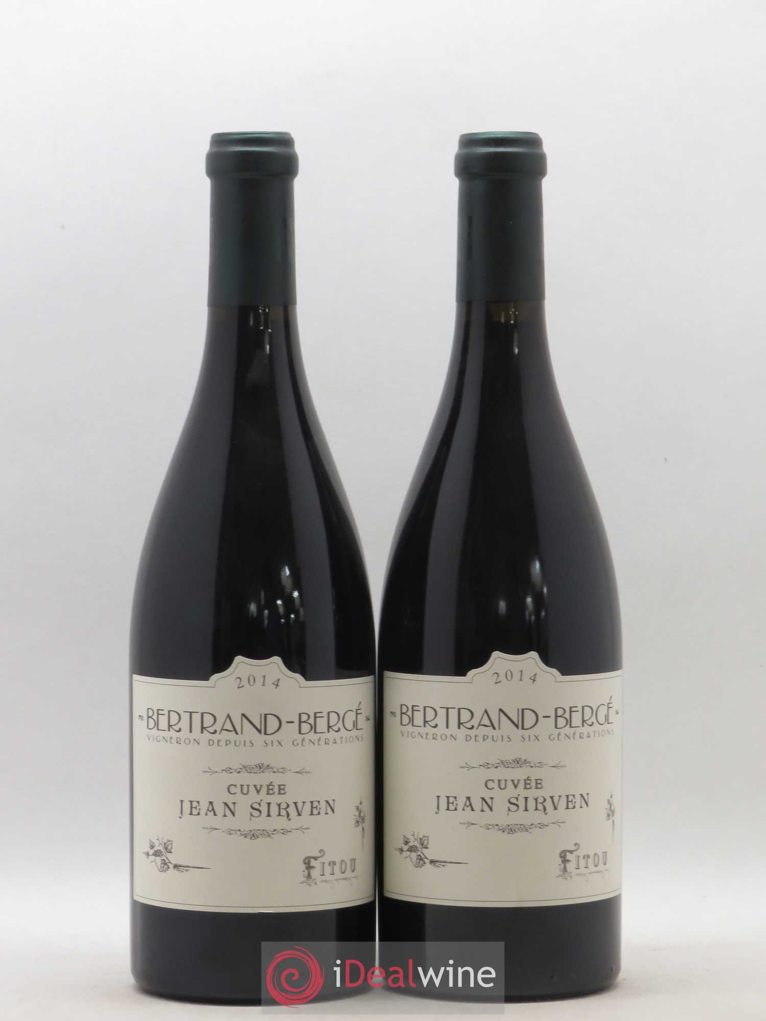 Fitou Cuvée Jean Sirven Bertrand Berge 2014 - Posten von 2 Flaschen - 0