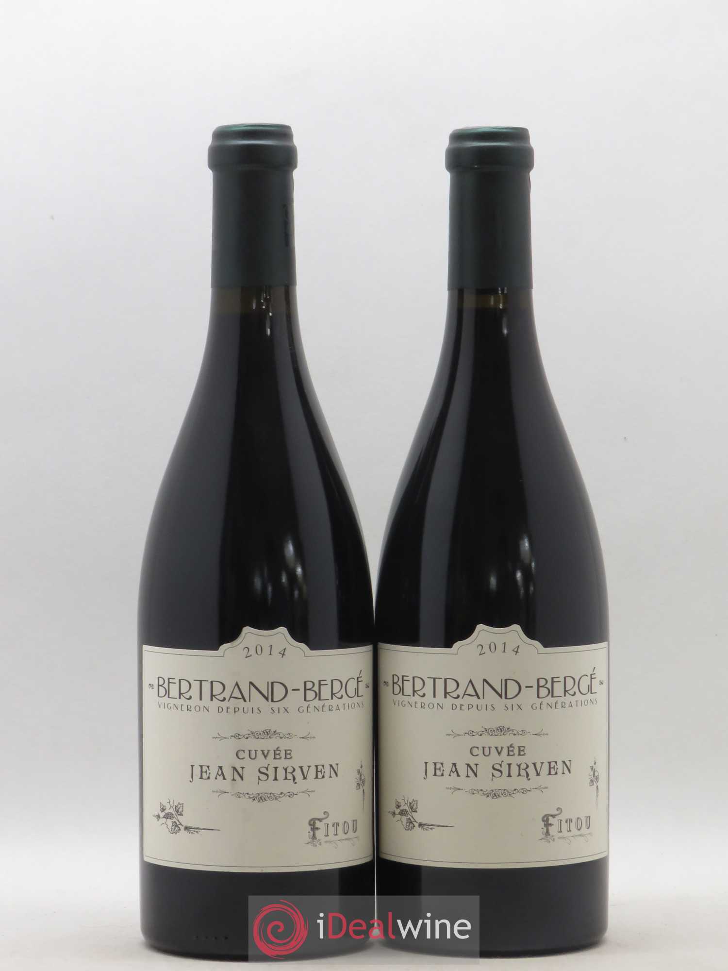 Fitou Cuvée Jean Sirven Bertrand Berge 2014 - Posten von 2 Flaschen - 0
