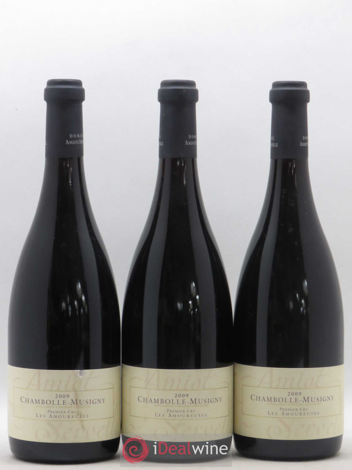 Chambolle-Musigny 1er Cru Les Amoureuses Amiot-Servelle 2009 - Lot de 3 bouteilles - 0