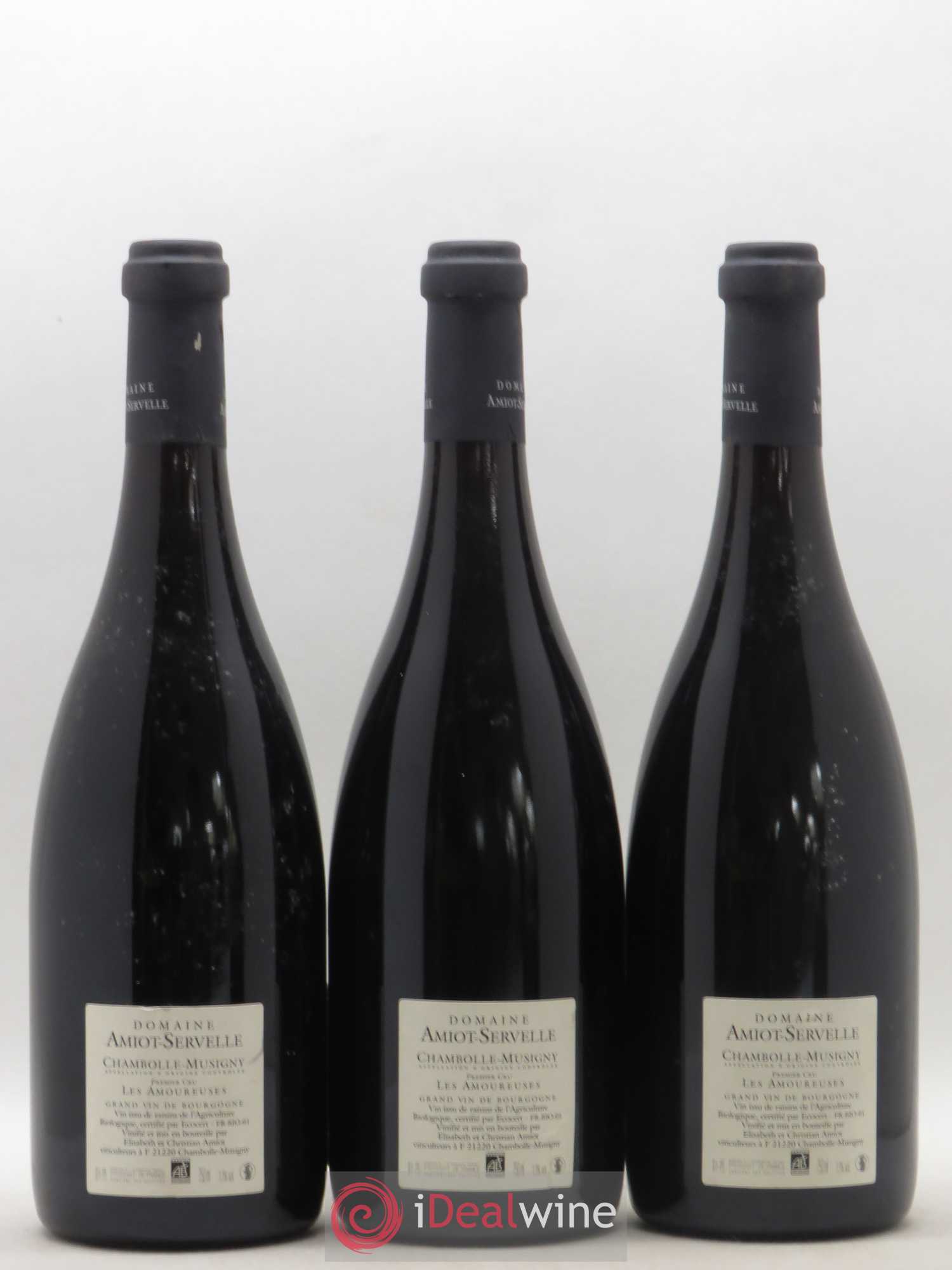 Chambolle-Musigny 1er Cru Les Amoureuses Amiot-Servelle 2009 - Lot de 3 bouteilles - 1