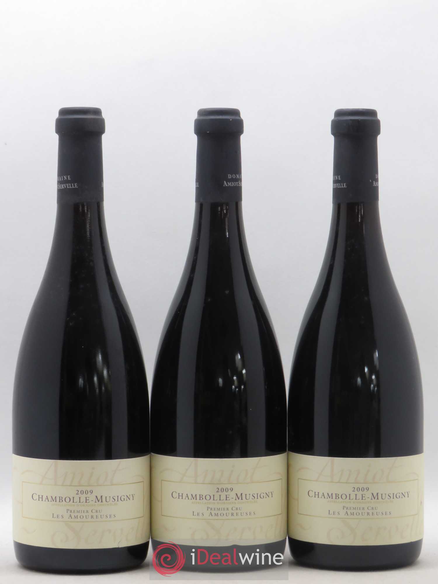 Chambolle-Musigny 1er Cru Les Amoureuses Amiot-Servelle 2009 - Lot de 3 bouteilles - 0