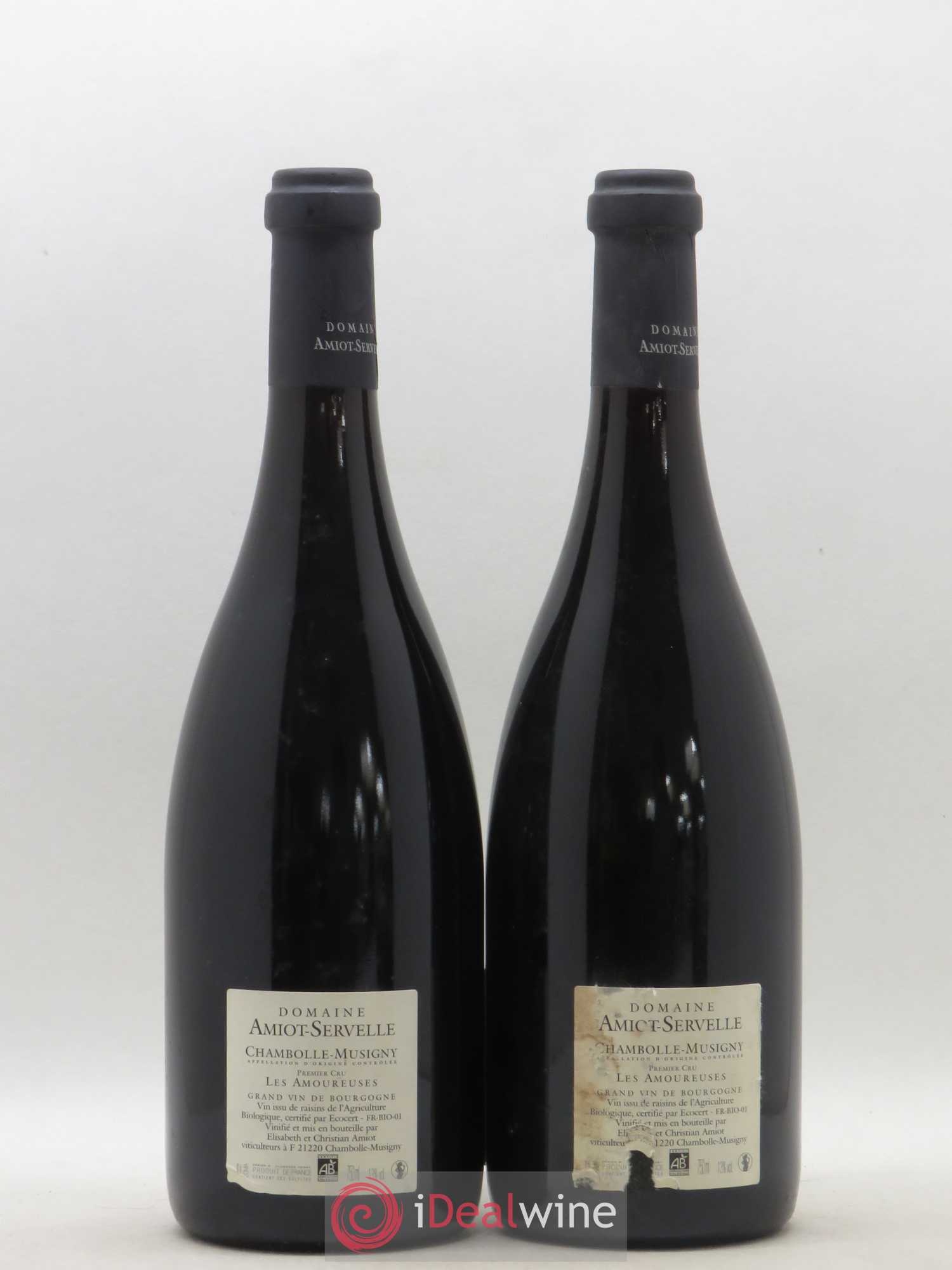 Chambolle-Musigny 1er Cru Les Amoureuses Amiot-Servelle 2009 - Lot de 2 bouteilles - 1