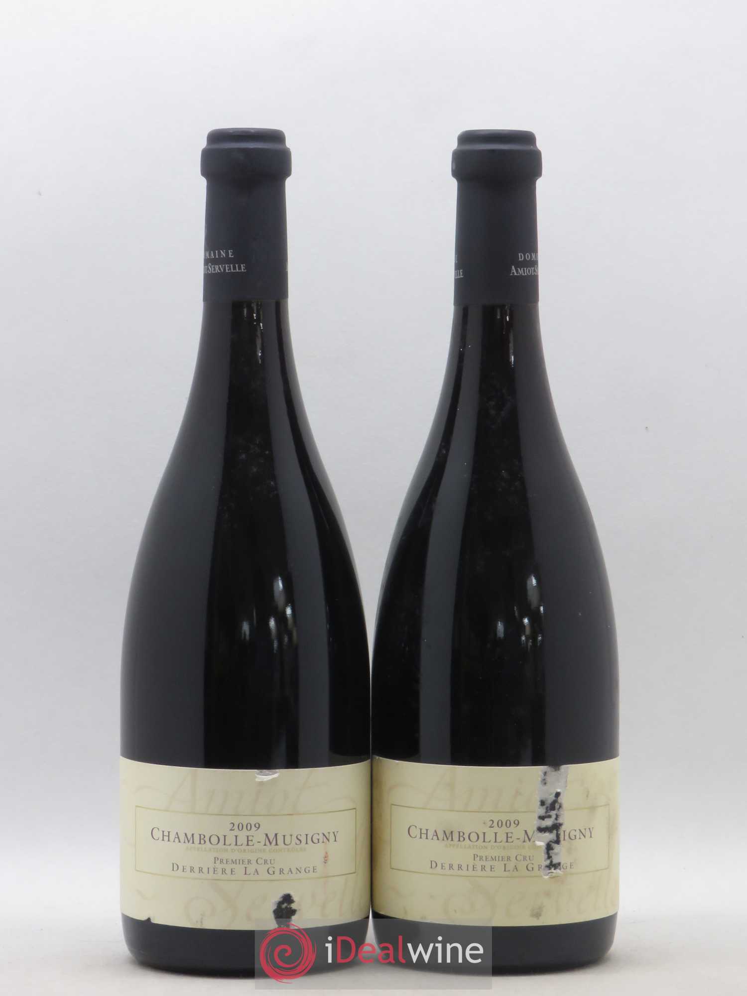 Chambolle-Musigny 1er Cru Derrière la Grange Amiot-Servelle 2009 - Lot de 2 bouteilles - 0