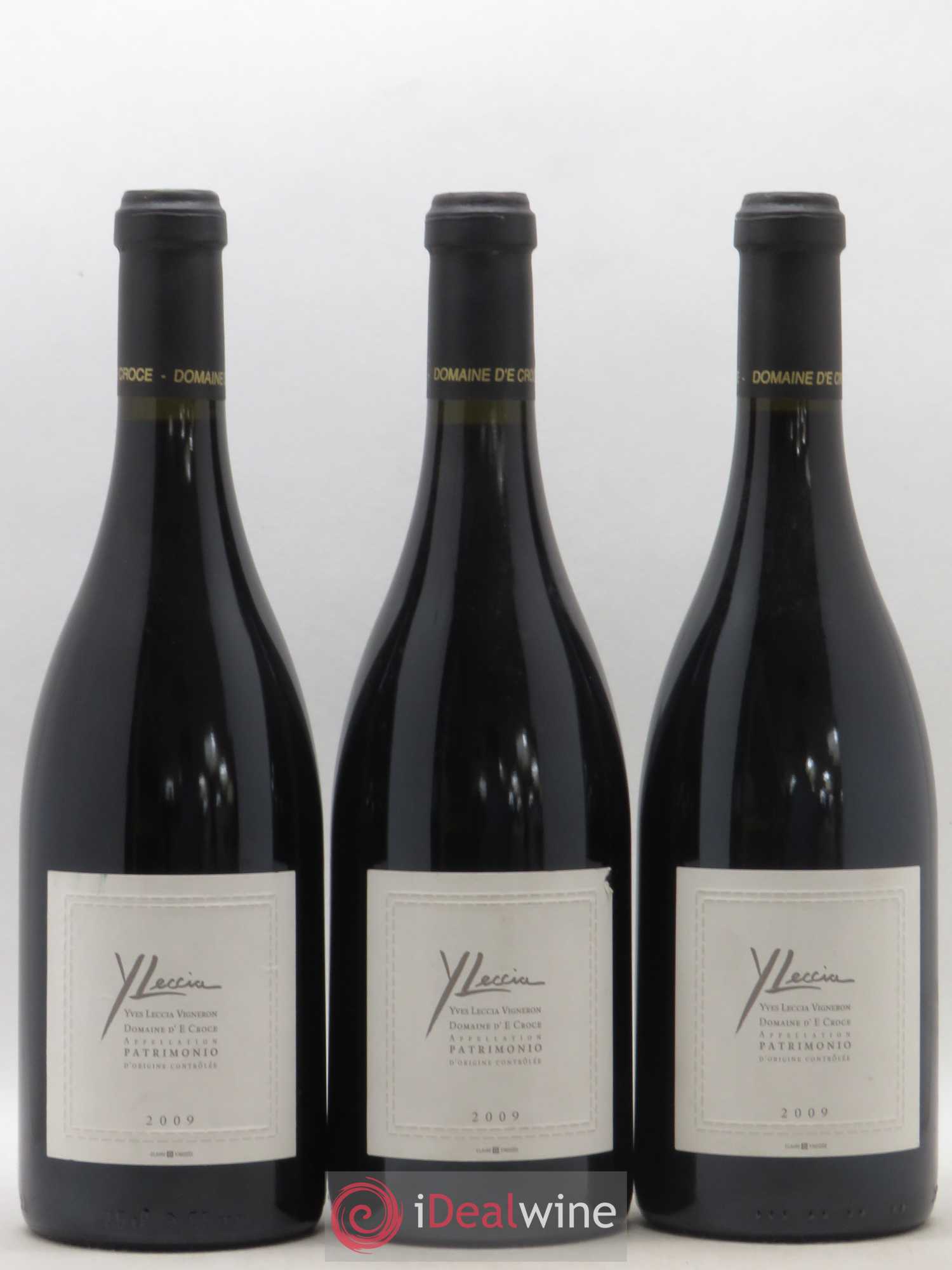 Patrimonio Domaine d' E. Croce Yves Leccia 2009 - Lot de 3 bouteilles - 0