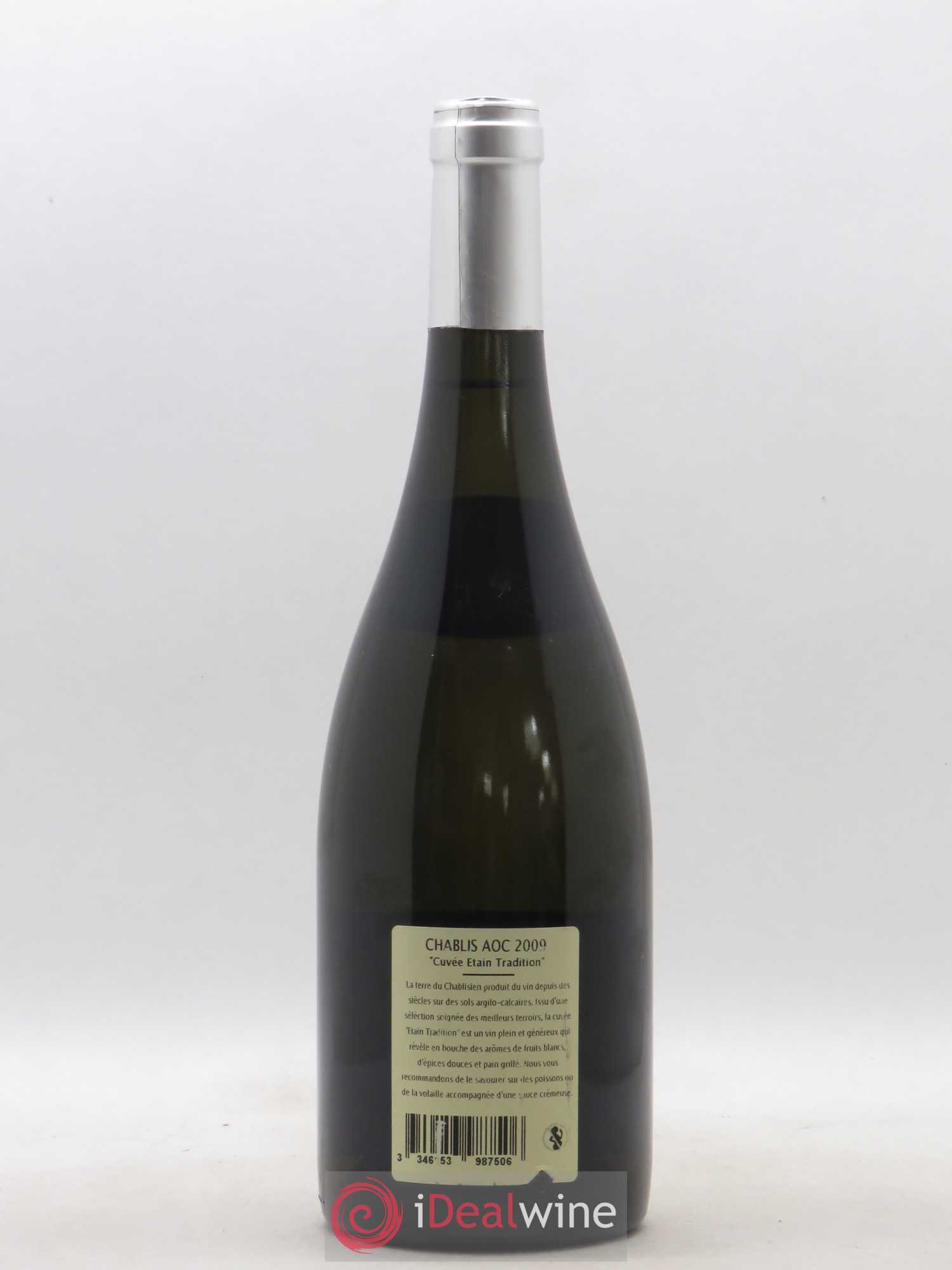 Chablis Cuvée Etain Tradition Domaine Vocoret 2009 - Lot de 1 bouteille - 1