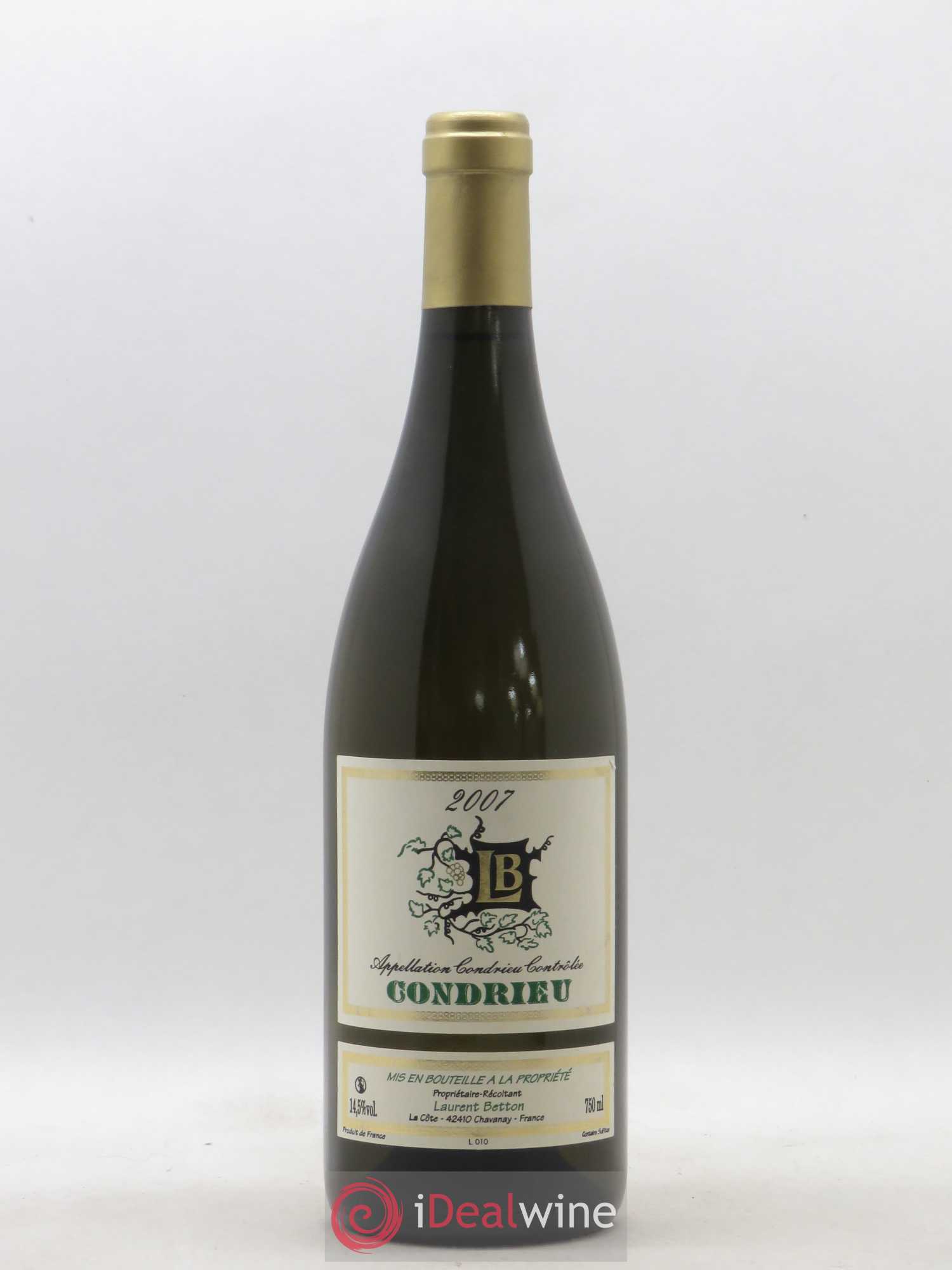 Condrieu Laurent Betton 2007 - Posten von 1 Flasche - 0
