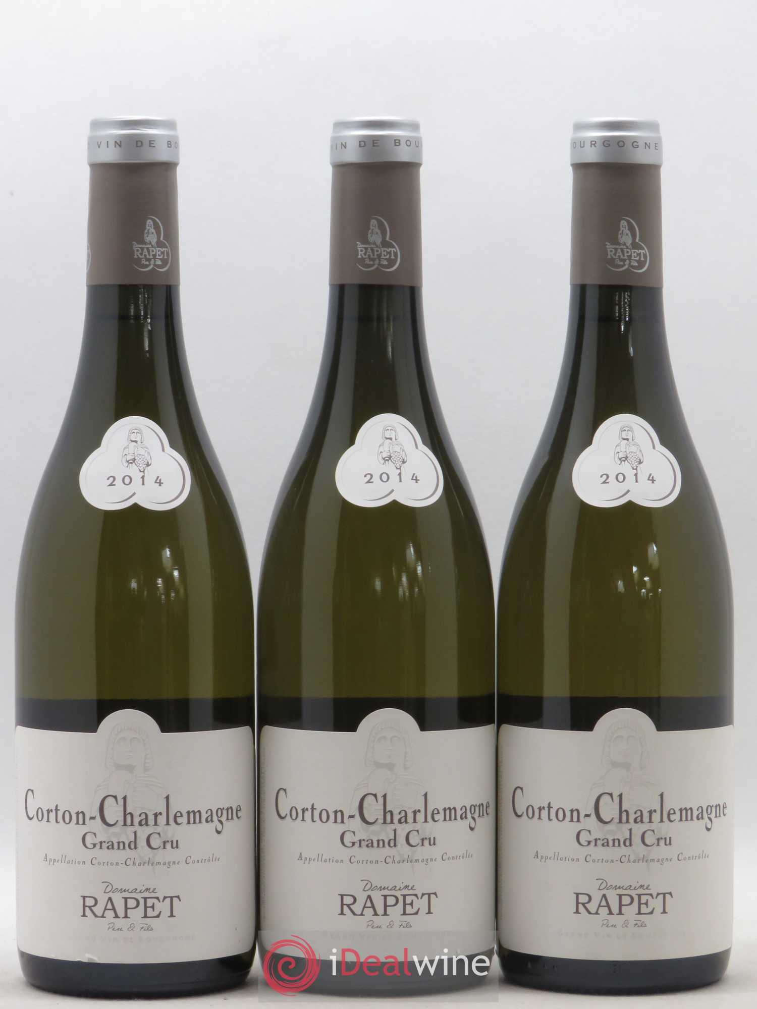 Corton-Charlemagne Grand Cru Rapet Père & Fils 2014 - Lot de 3 bouteilles - 0