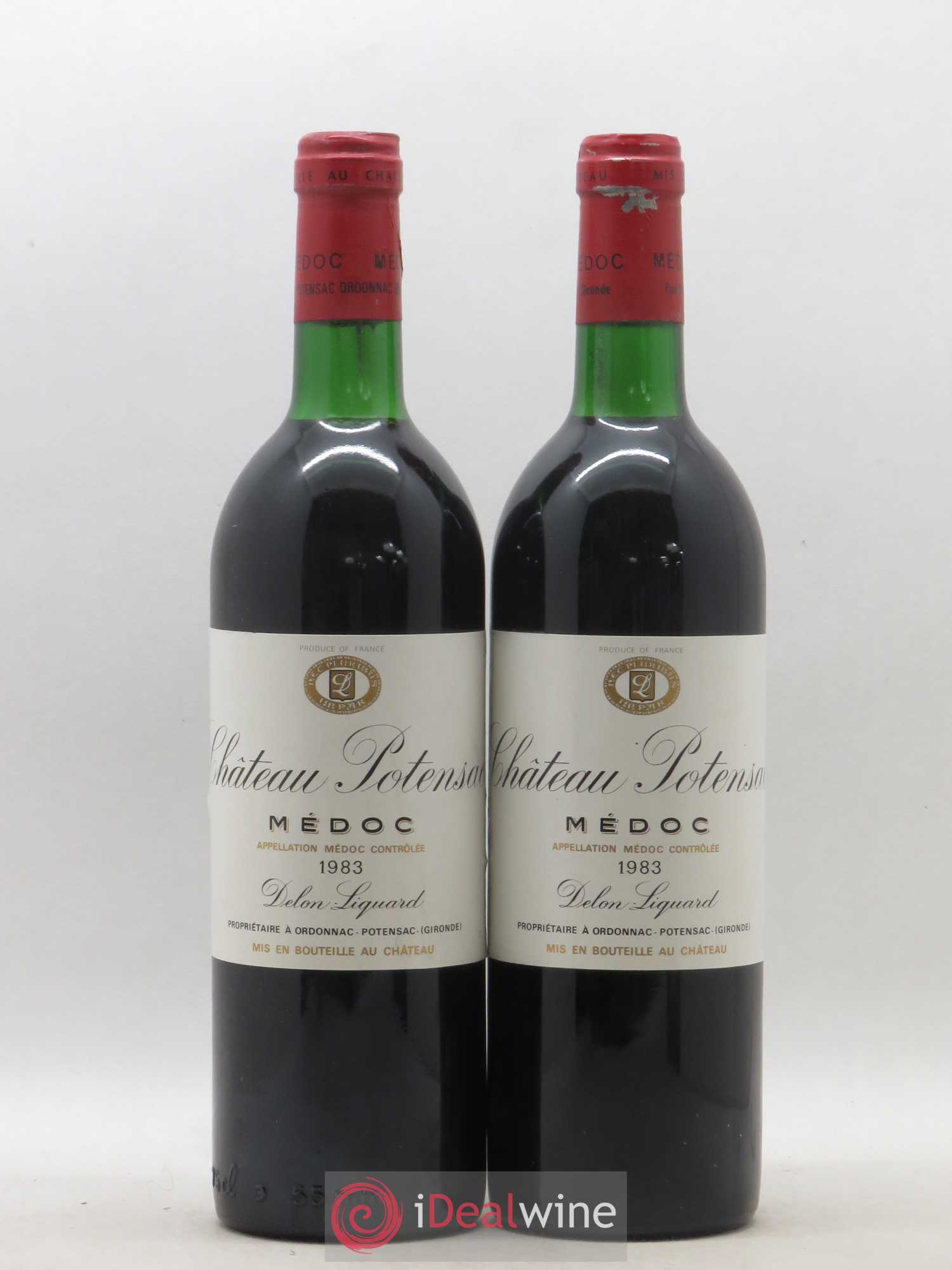 Château Potensac 1983 - Lot de 2 bouteilles - 0
