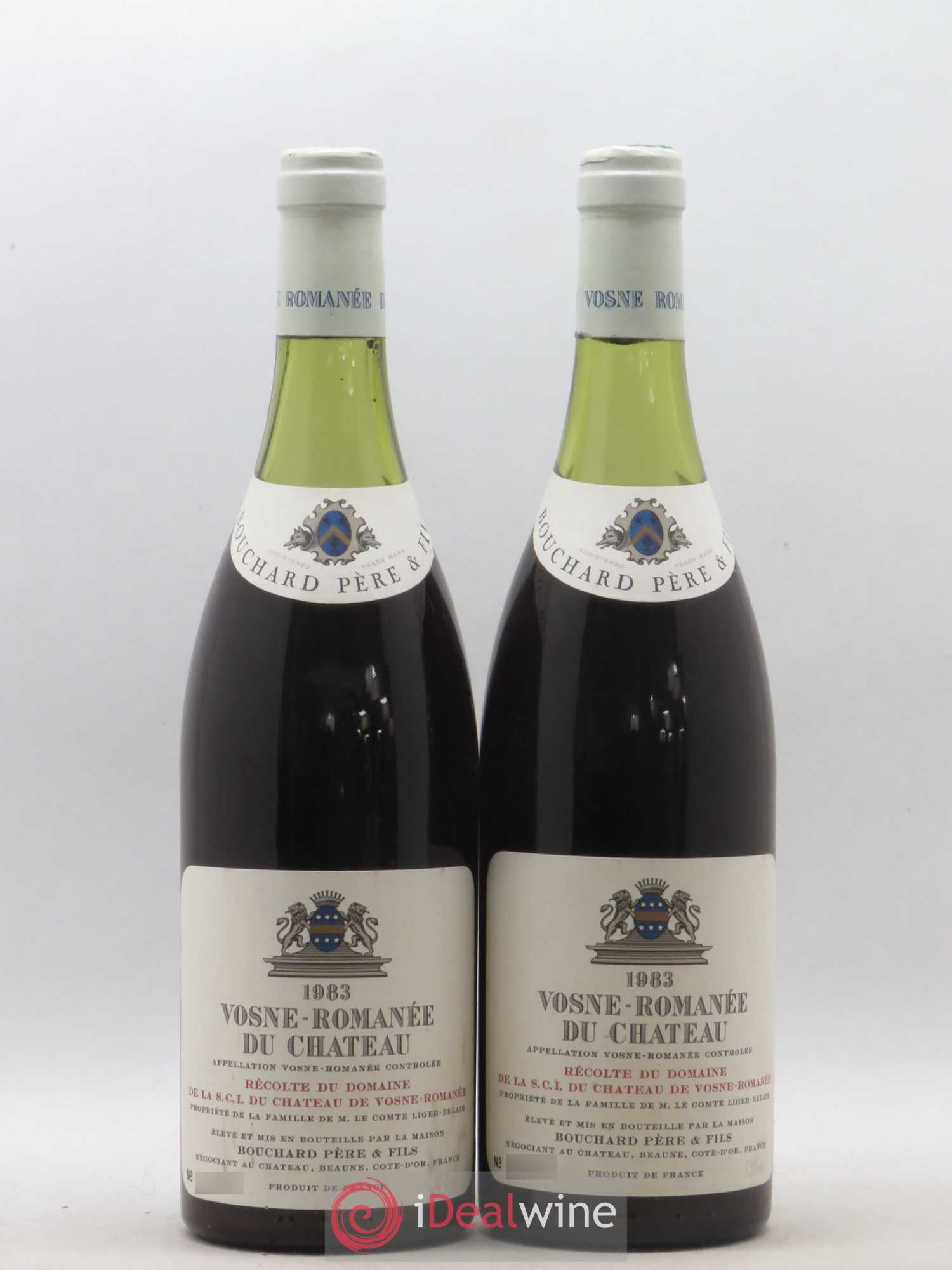 Vosne-Romanée Château de Vosne-Romanée Comte Liger-Belair Bouchard Père et Fils 1983 - Posten von 2 Flaschen - 0