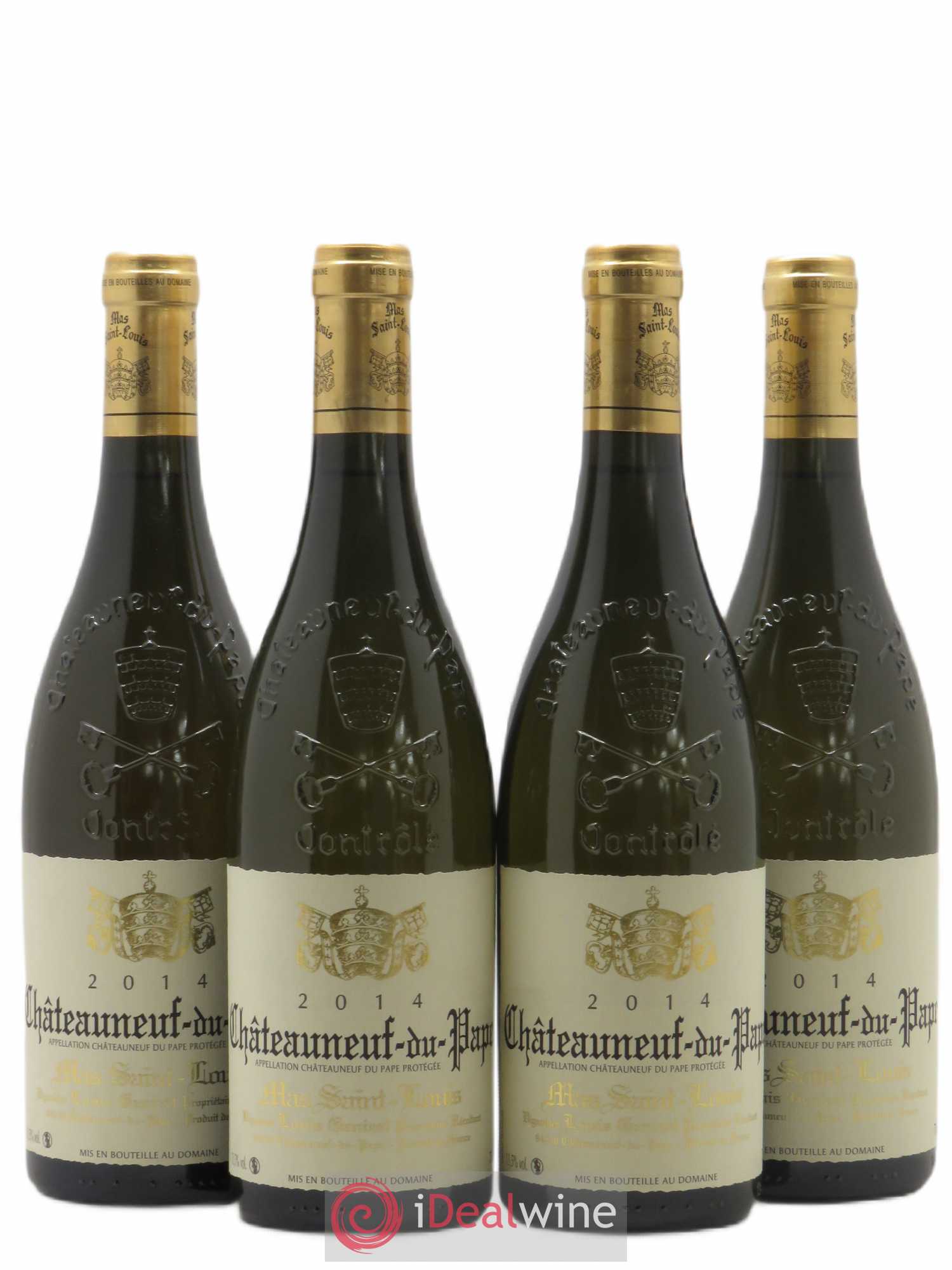 Châteauneuf-du-Pape Mas Saint-Louis 2014 - Lot de 4 bouteilles - 0