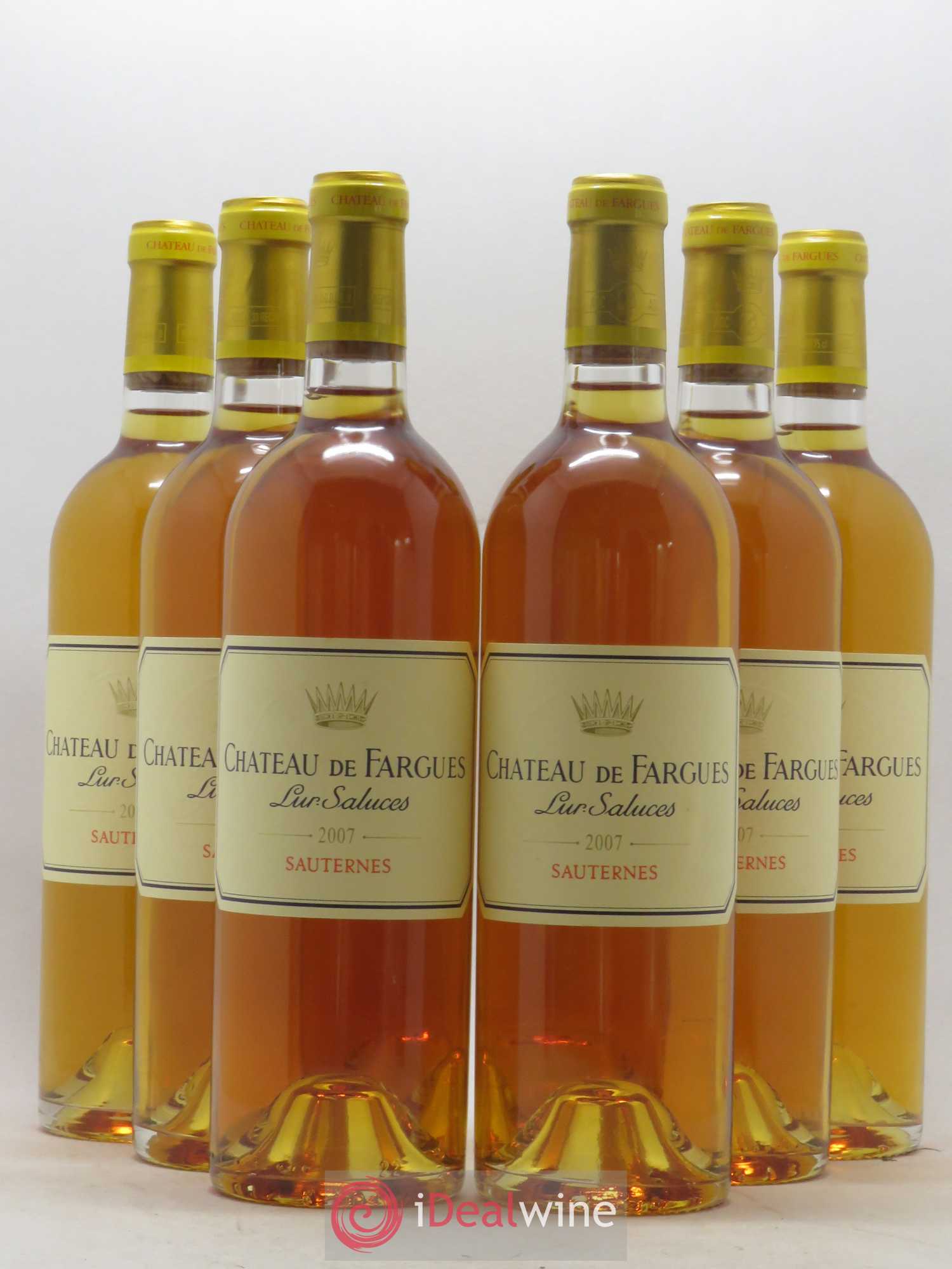 Château de Fargues 2007 - Lotto di 6 bottiglie - 0