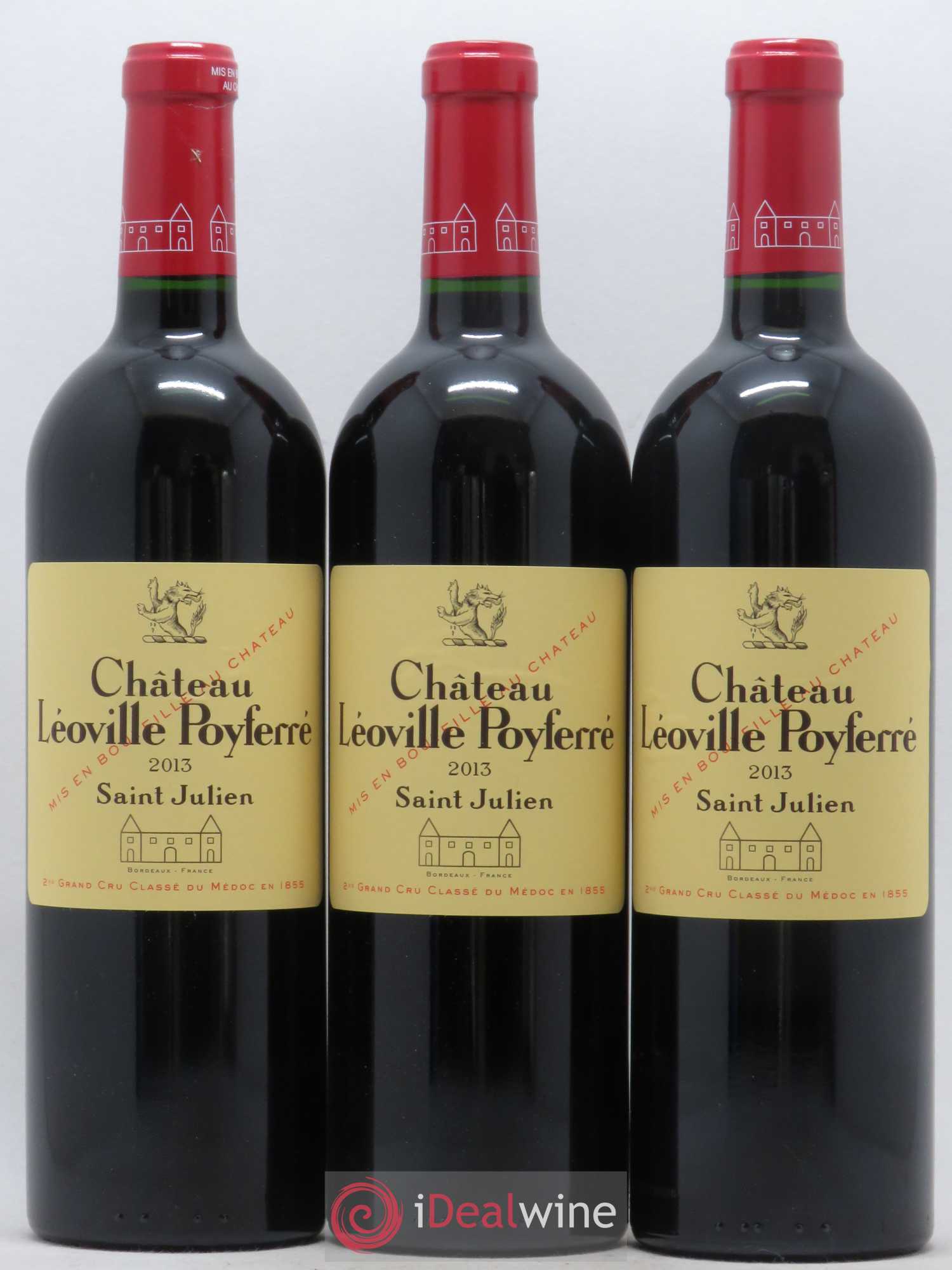 Château Léoville Poyferré 2ème Grand Cru Classé 2013 - Lot de 6 bouteilles - 1