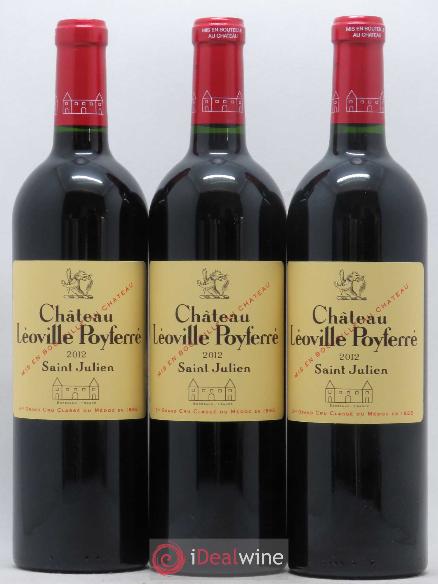 Château Léoville Poyferré 2ème Grand Cru Classé 2012 - Lot de 6 bouteilles - 1