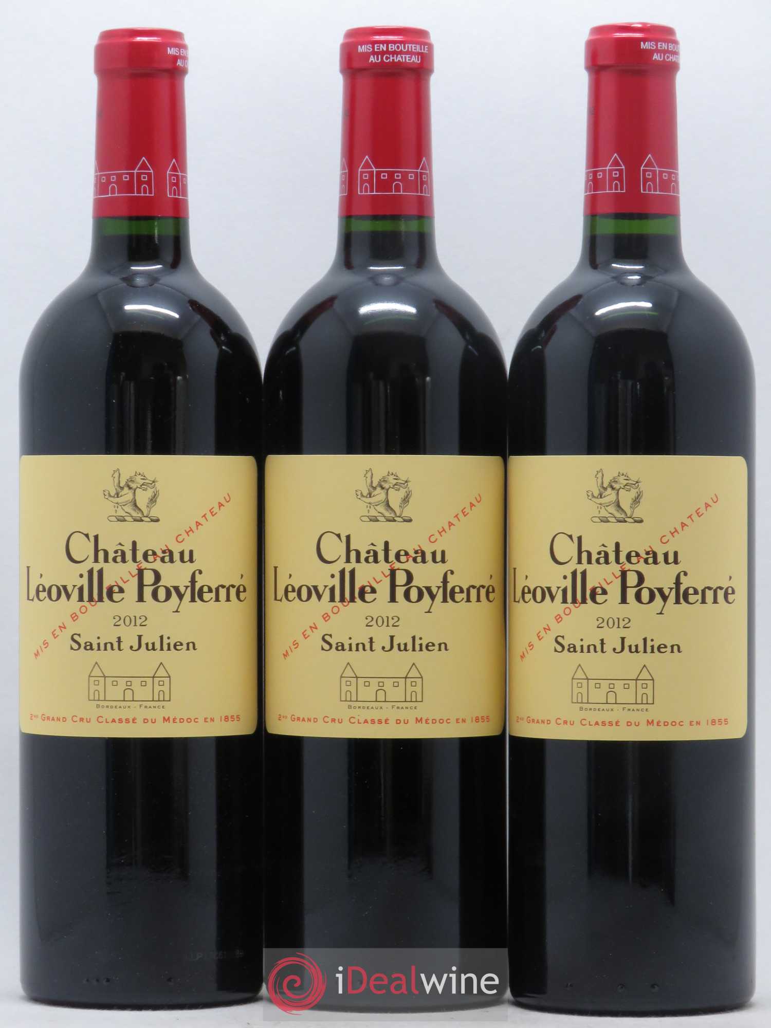 Château Léoville Poyferré 2ème Grand Cru Classé 2012 - Lot de 6 bouteilles - 2