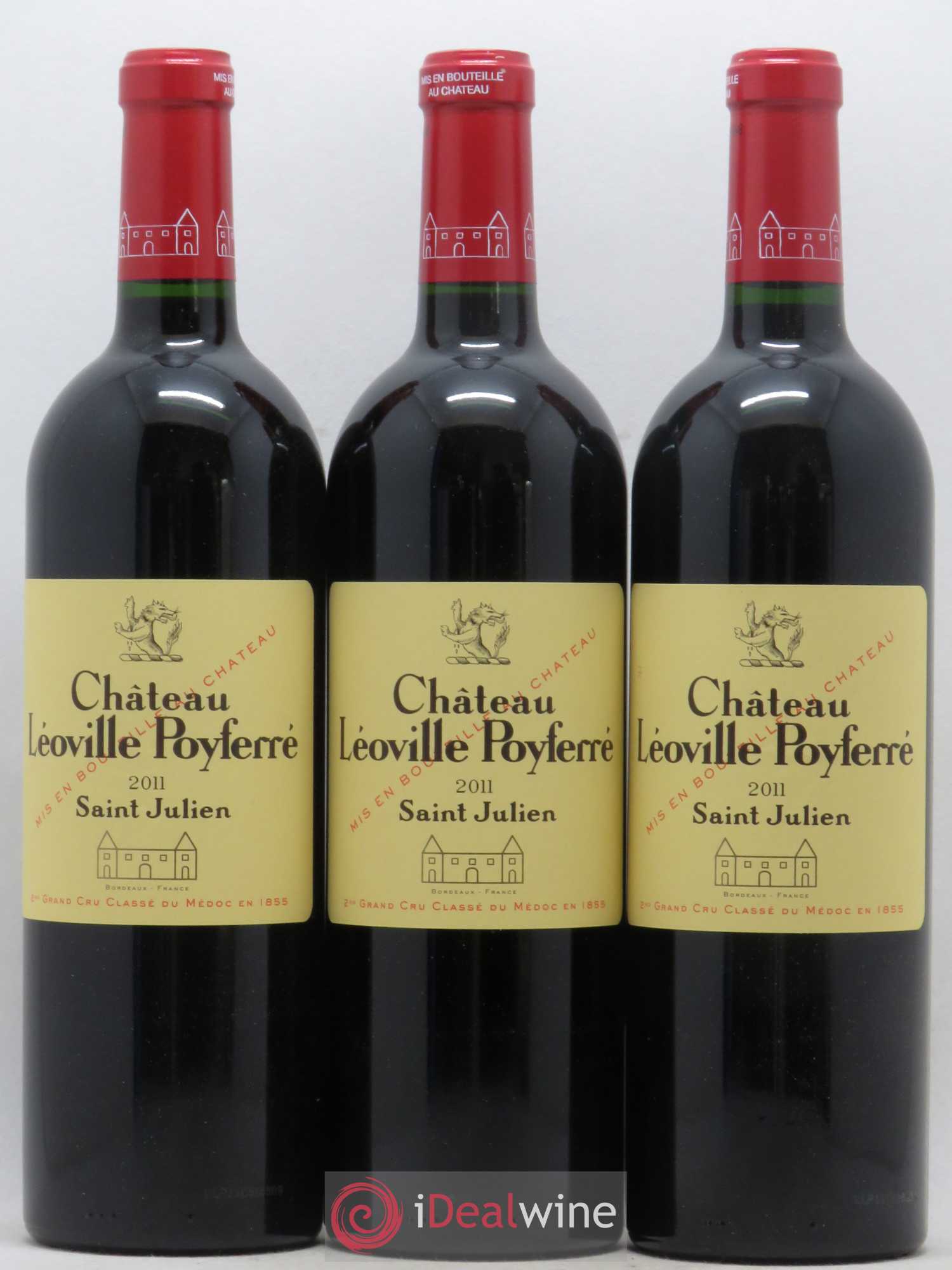 Château Léoville Poyferré 2ème Grand Cru Classé 2011 - Lot de 6 bouteilles - 1