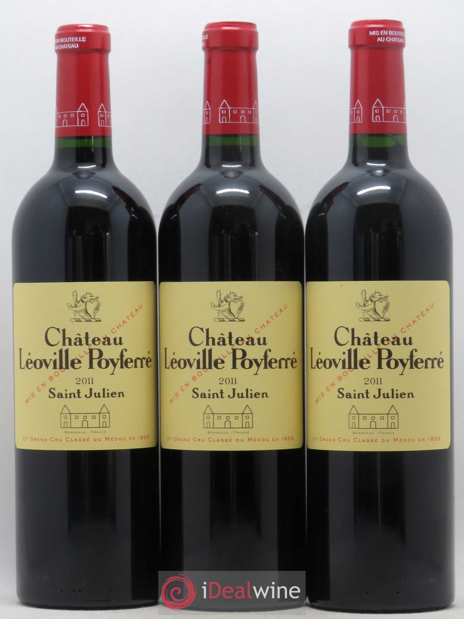 Château Léoville Poyferré 2ème Grand Cru Classé 2011 - Lot de 6 bouteilles - 2