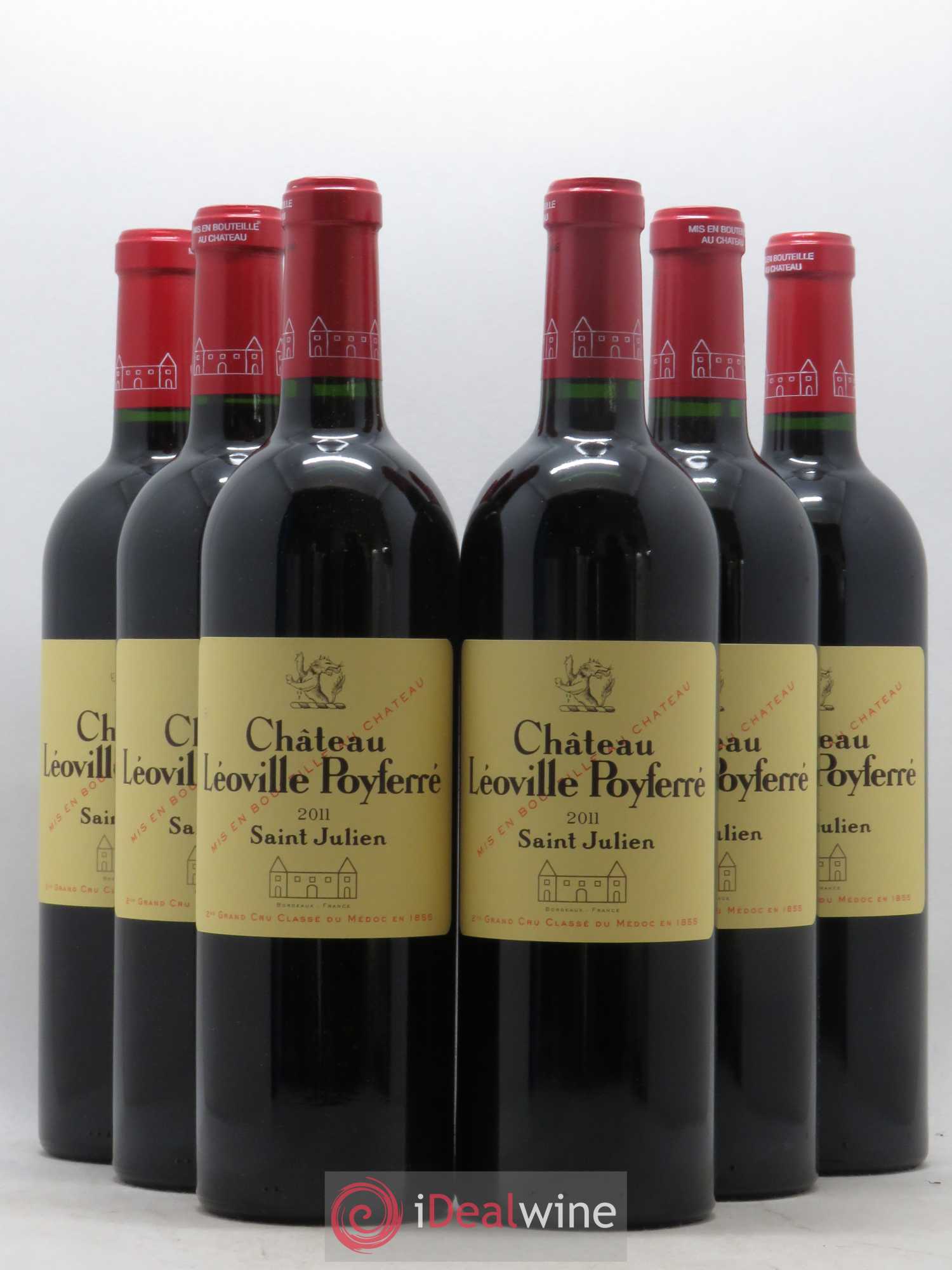 Château Léoville Poyferré 2ème Grand Cru Classé 2011 - Lot de 6 bouteilles - 0