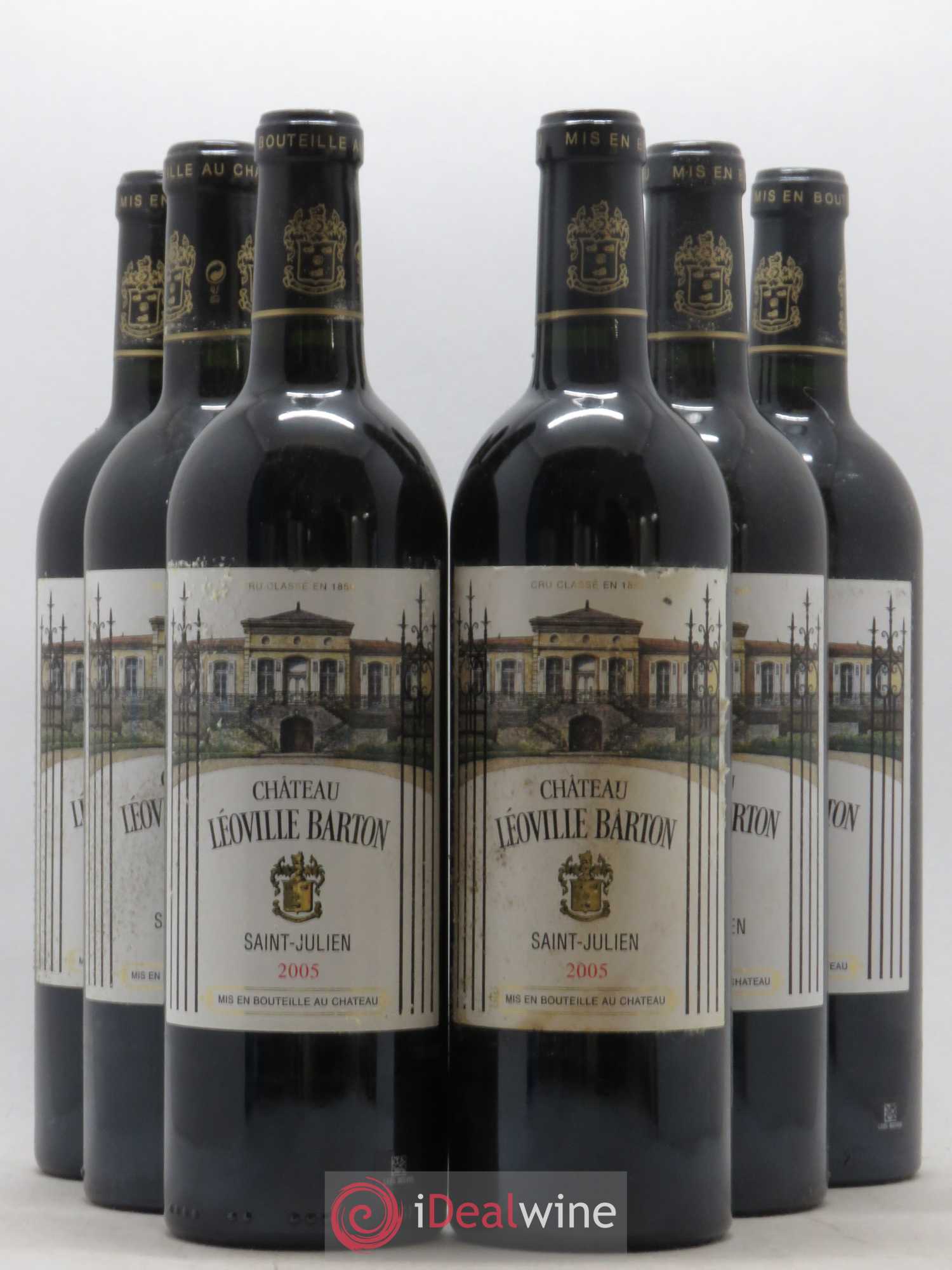 Château Léoville Barton 2ème Grand Cru Classé 2005 - Lot de 6 bouteilles - 0