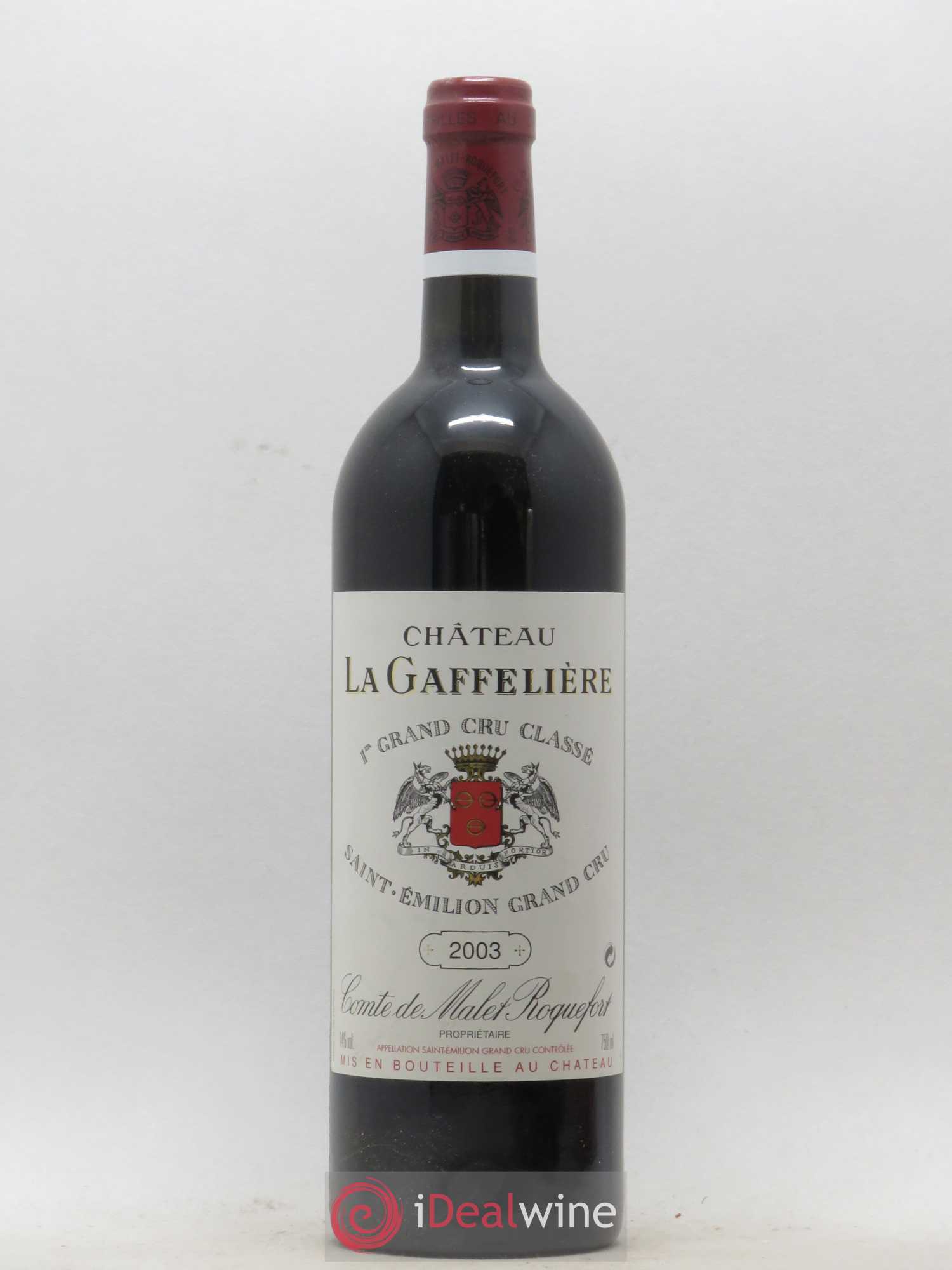 Château la Gaffelière 1er Grand Cru Classé B 2003 - Lot de 1 bouteille - 0