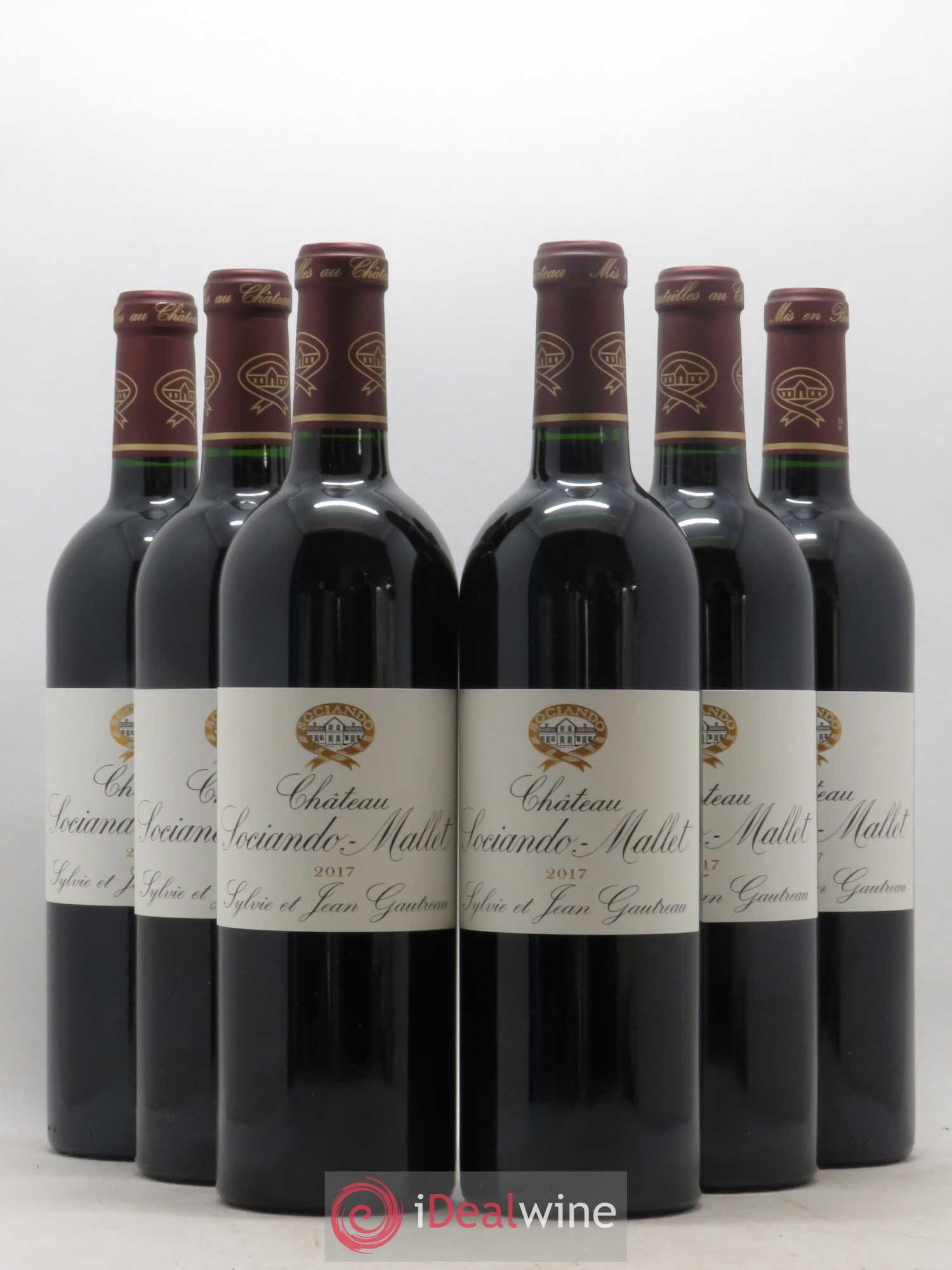 Château Sociando Mallet 2017 - Lot de 6 bouteilles - 0