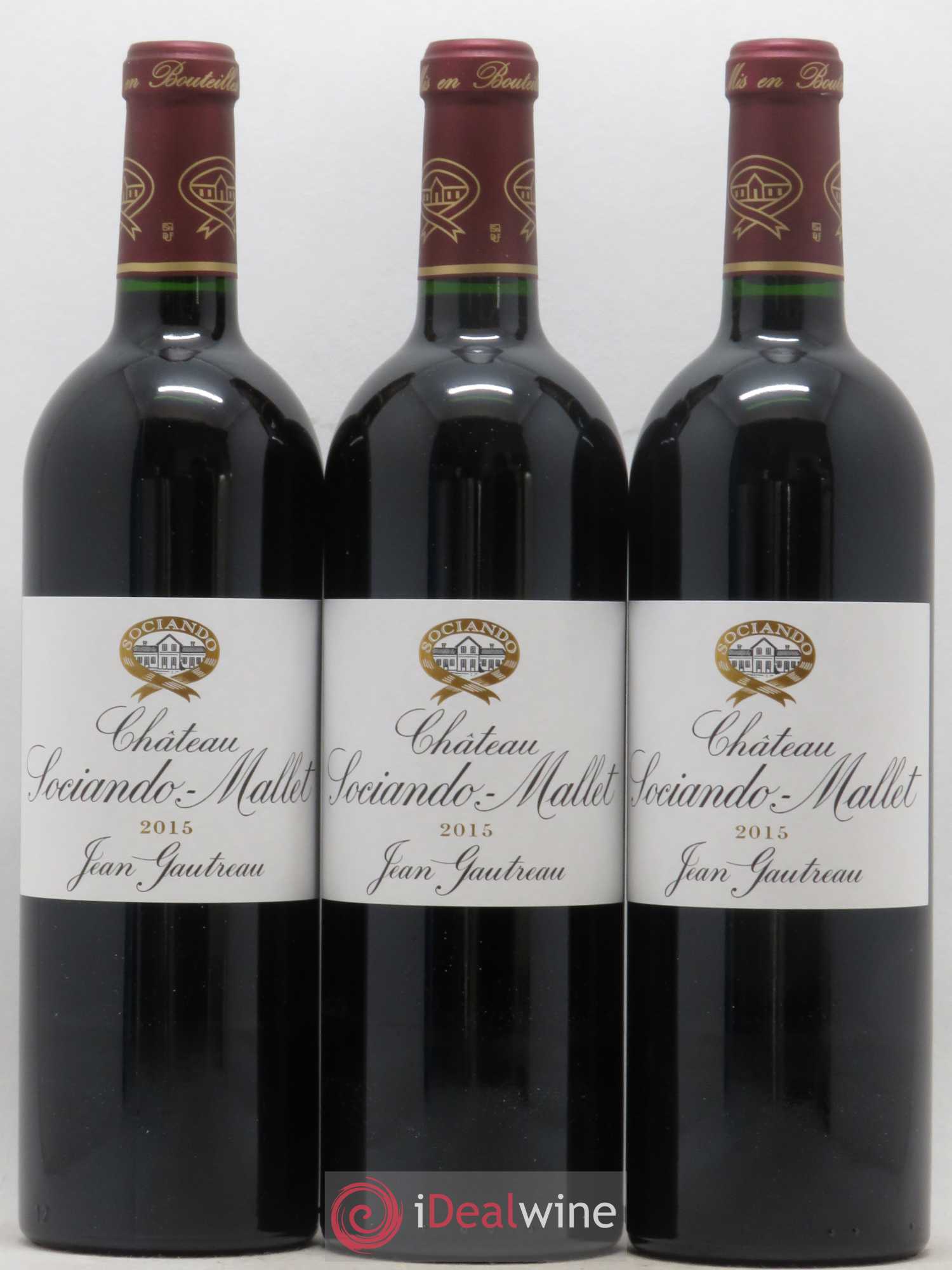 Château Sociando Mallet 2015 - Lot de 6 bouteilles - 1