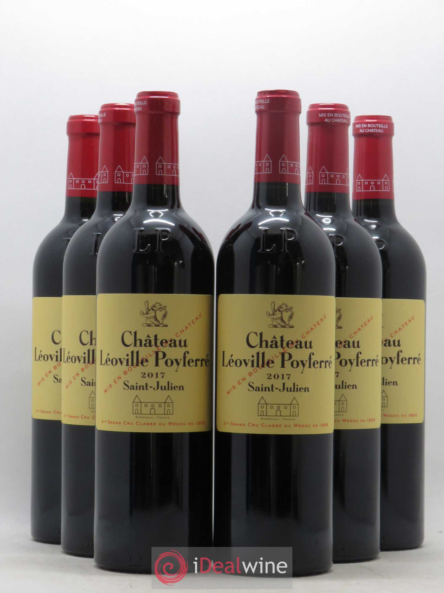 Château Léoville Poyferré 2ème Grand Cru Classé 2017 - Lot de 6 bouteilles - 0