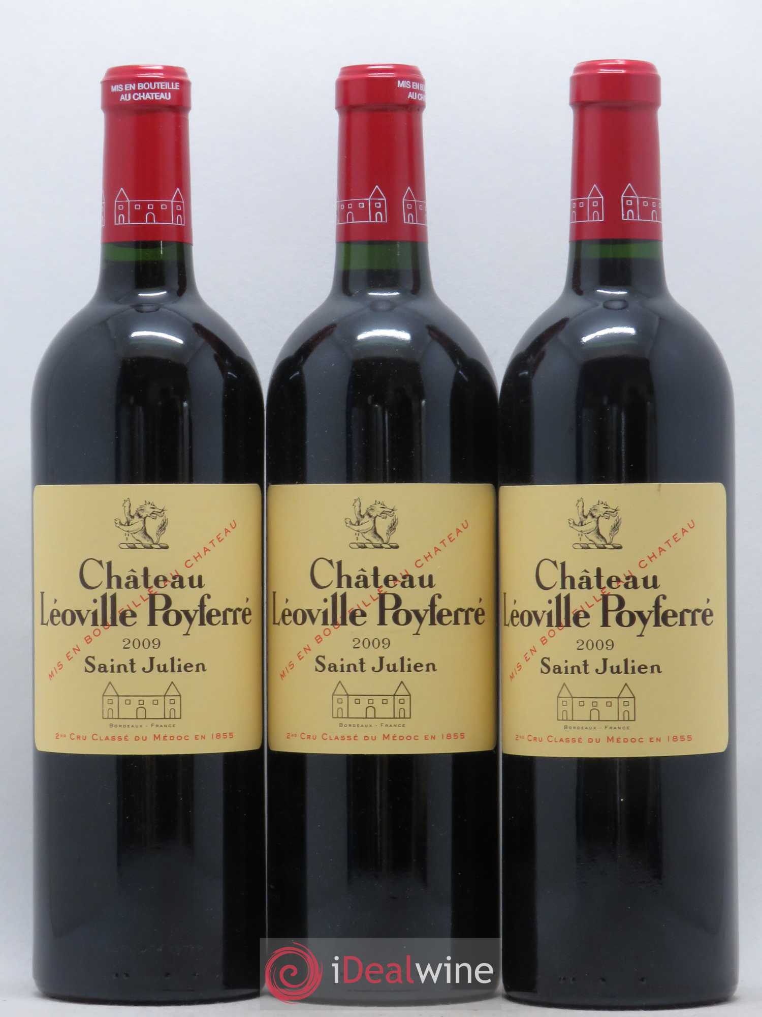 Château Léoville Poyferré 2ème Grand Cru Classé 2009 - Lot de 12 bouteilles - 1