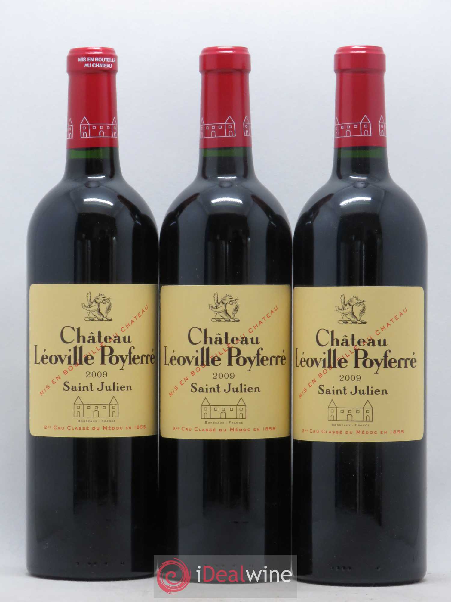 Château Léoville Poyferré 2ème Grand Cru Classé 2009 - Lot de 12 bouteilles - 1