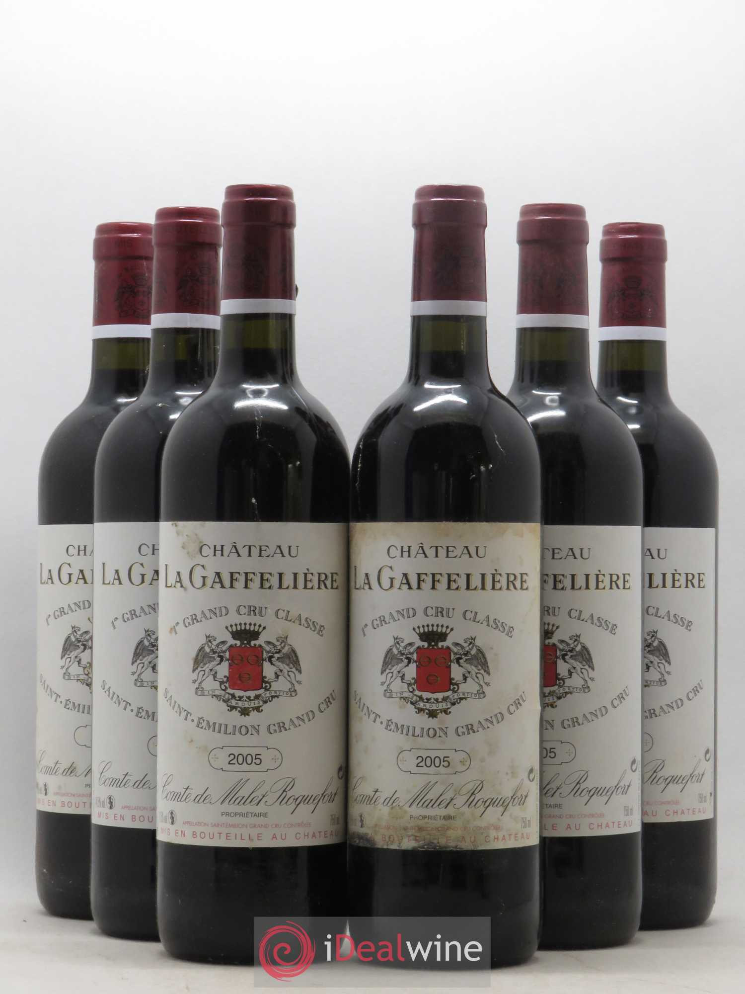 Château la Gaffelière 1er Grand Cru Classé B 2005 - Lot de 6 bouteilles - 0