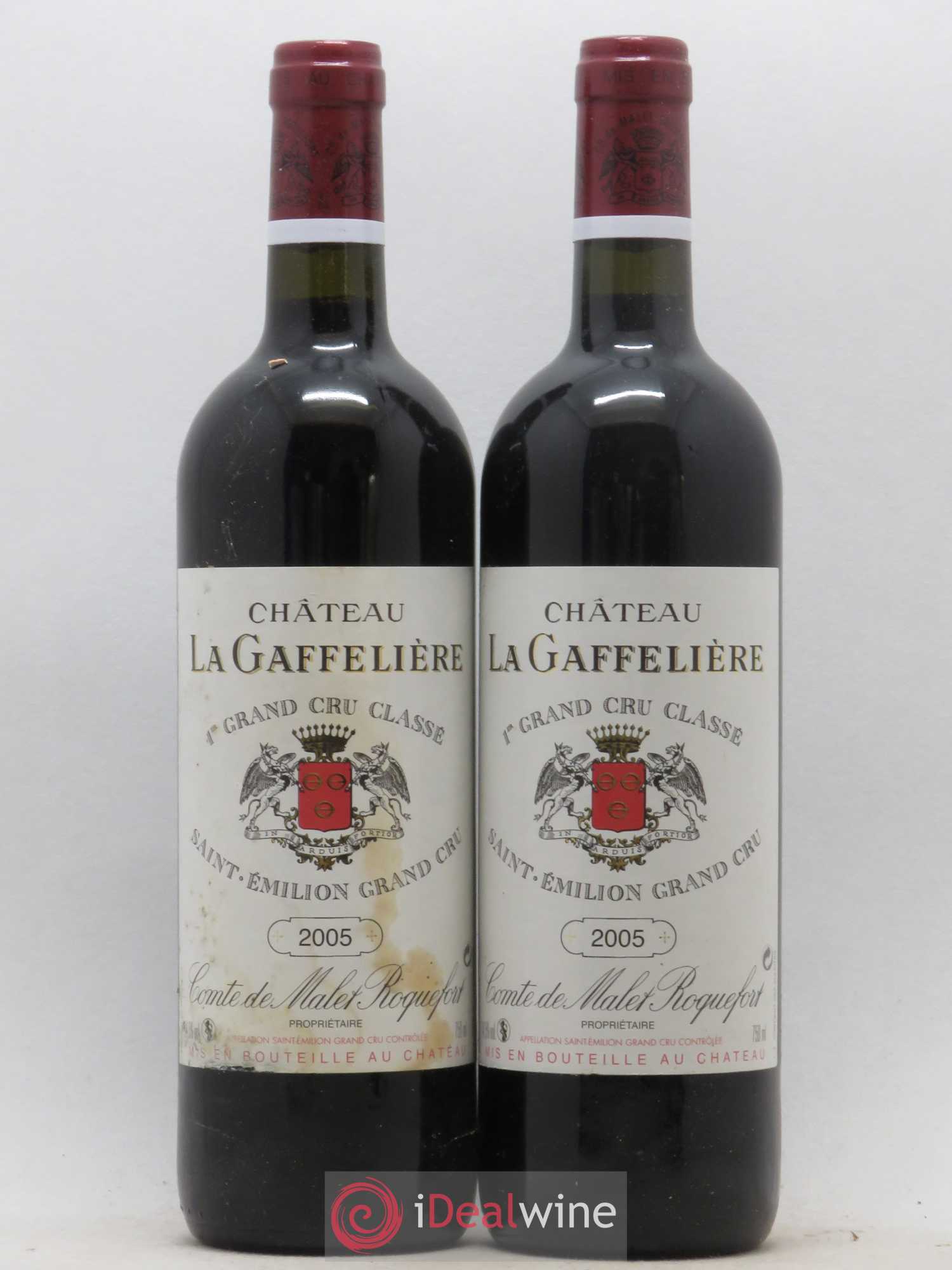Château la Gaffelière 1er Grand Cru Classé B 2005 - Lot de 2 bouteilles - 0