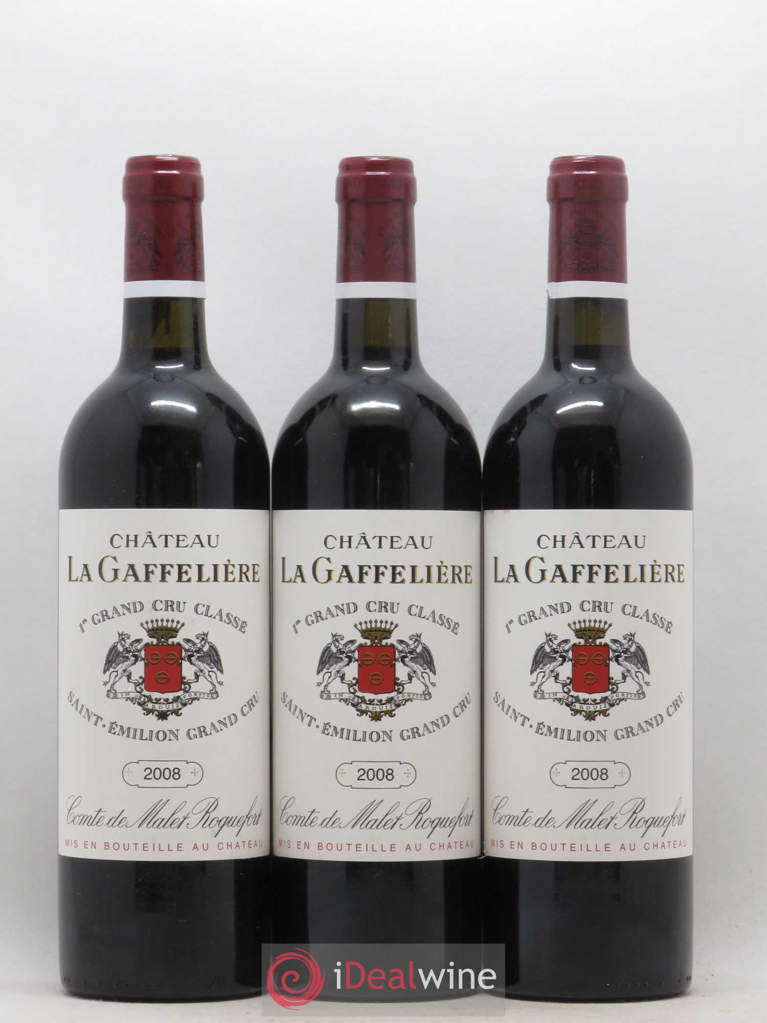 Château la Gaffelière 1er Grand Cru Classé B 2008 - Lot de 12 bouteilles - 1