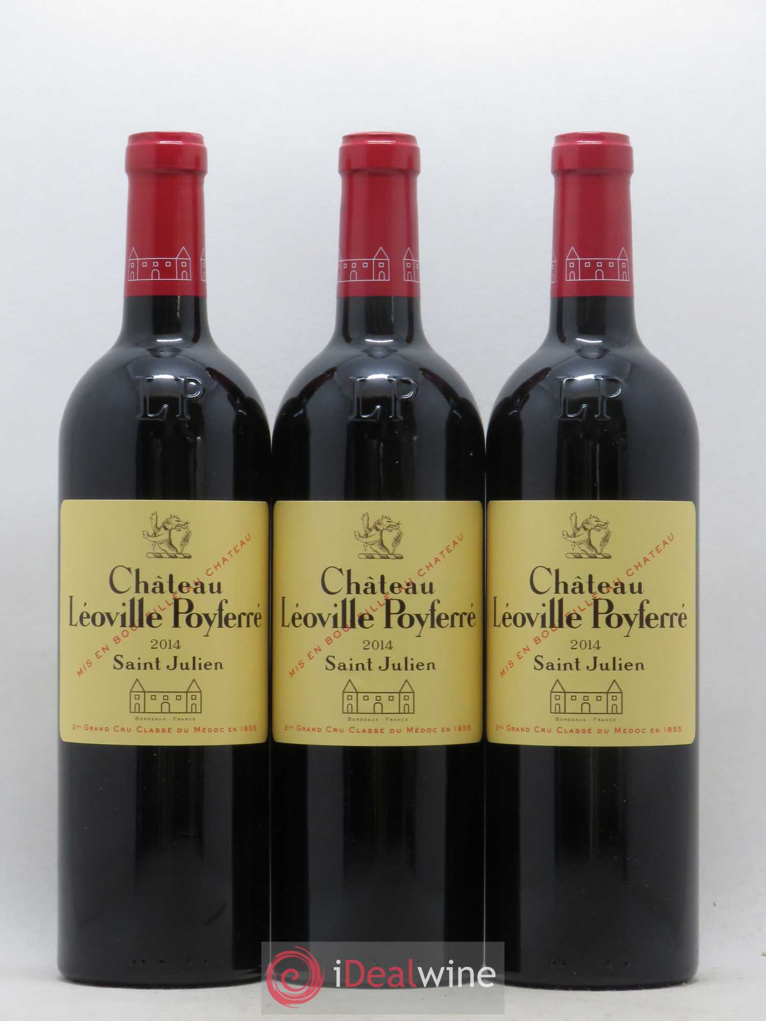 Château Léoville Poyferré 2ème Grand Cru Classé 2014 - Lot de 12 bouteilles - 1