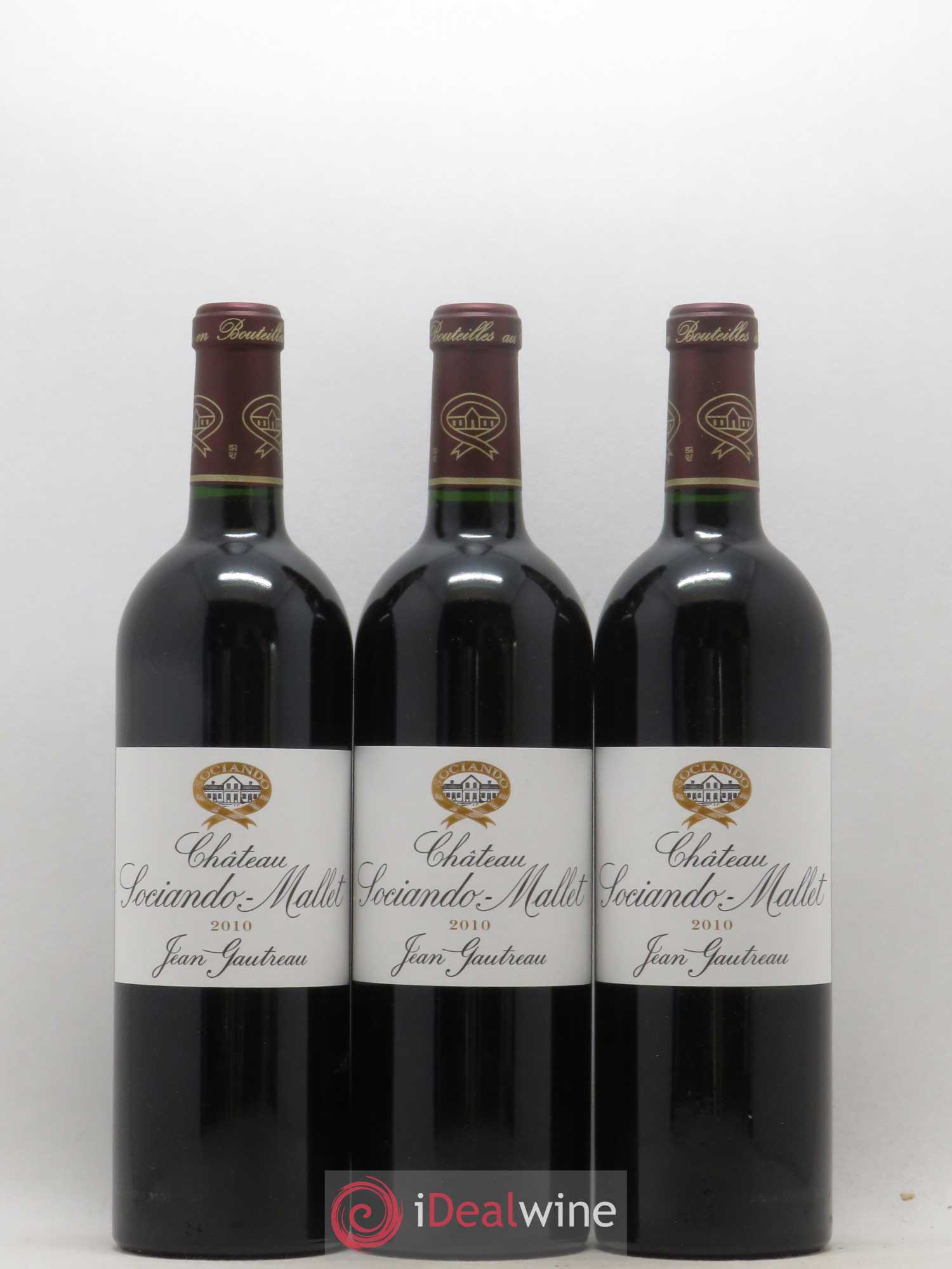 Château Sociando Mallet 2010 - Lot de 12 bouteilles - 1