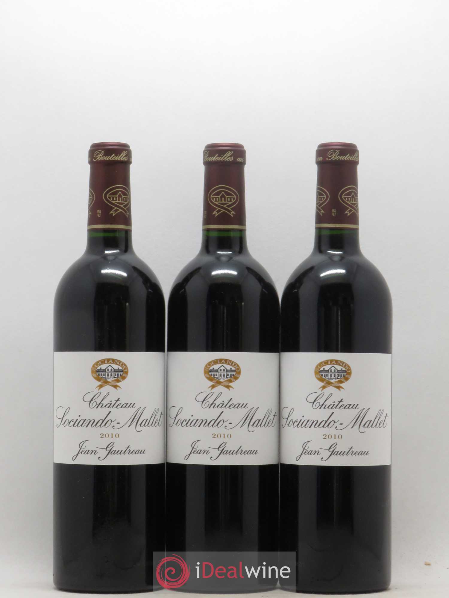 Château Sociando Mallet 2010 - Lot de 12 bouteilles - 2