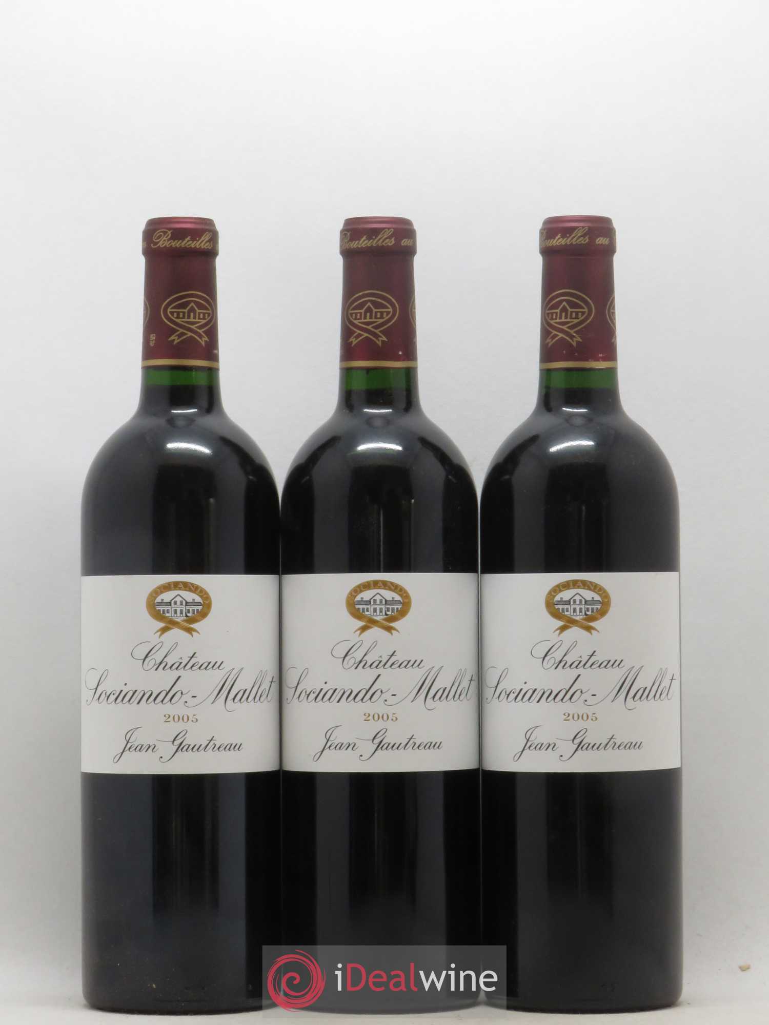 Château Sociando Mallet 2005 - Lot de 12 bouteilles - 1