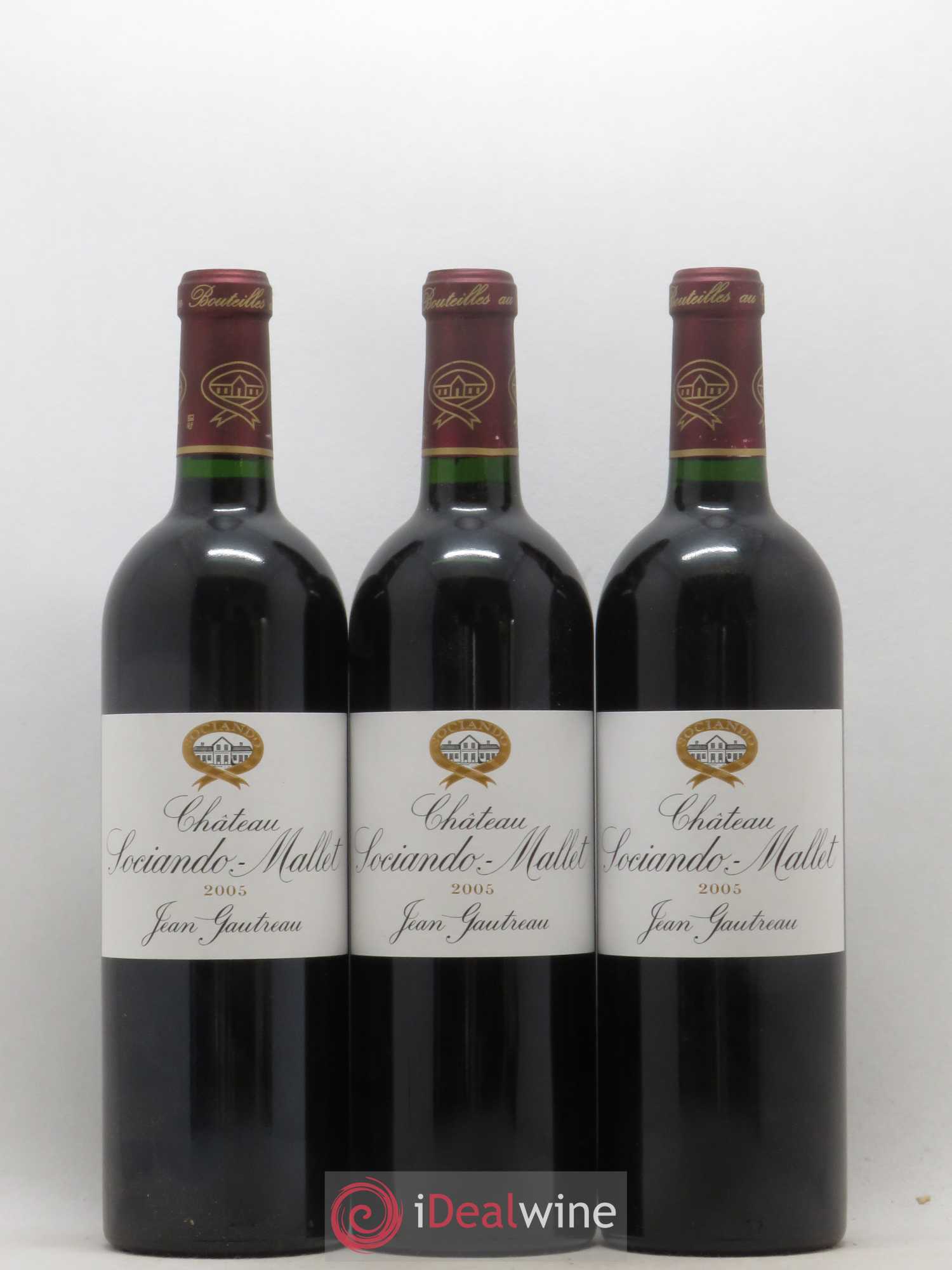 Château Sociando Mallet 2005 - Lot de 12 bouteilles - 2